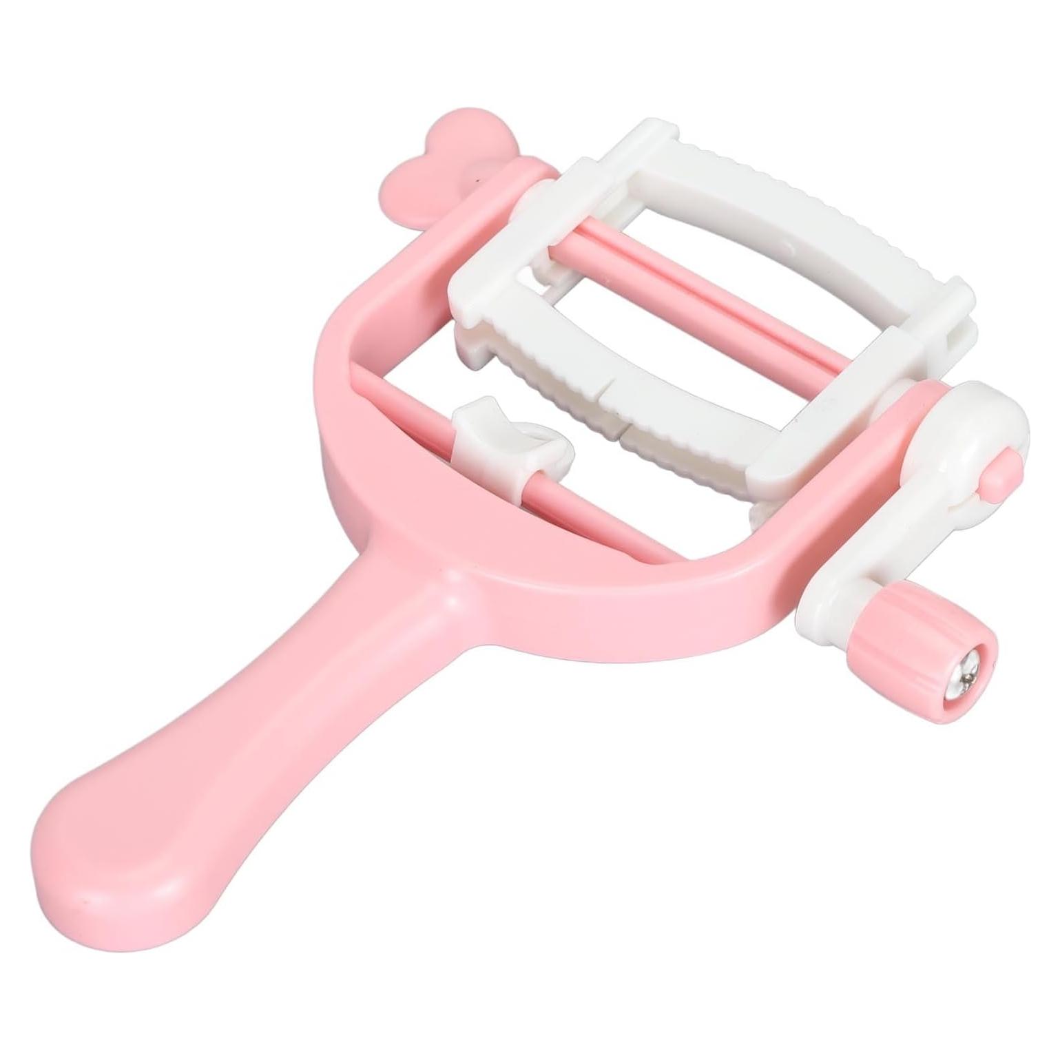 Devanador de Hilo Manual Culnflun - Hacedor de Borlas Rosa 13x16cm