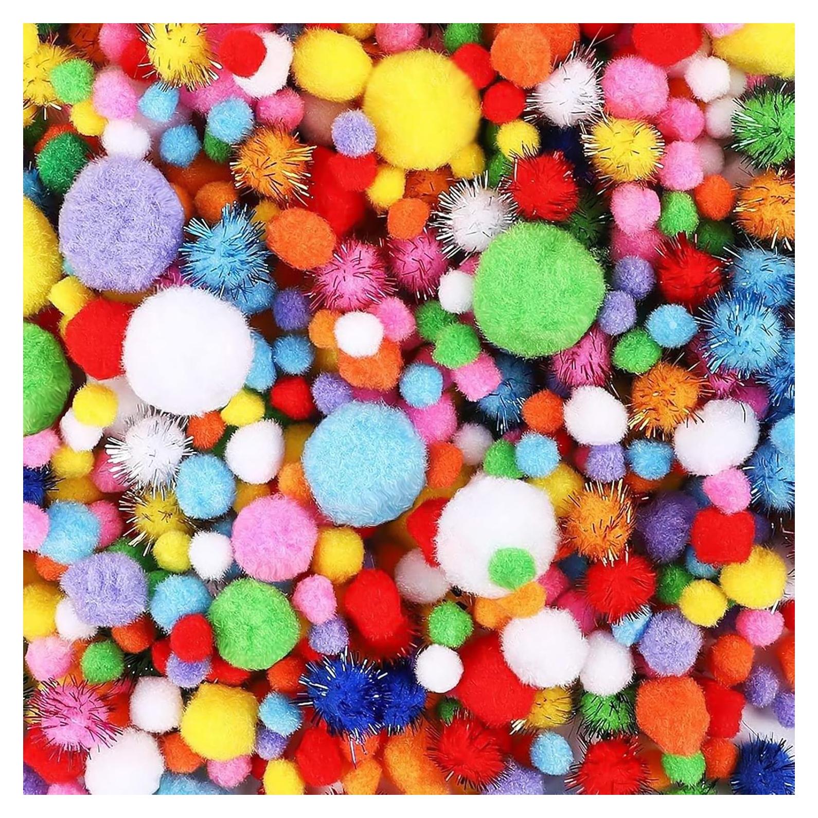 Bolas Pom Pom Multicolor 1000pcs LoveS para Manualidades