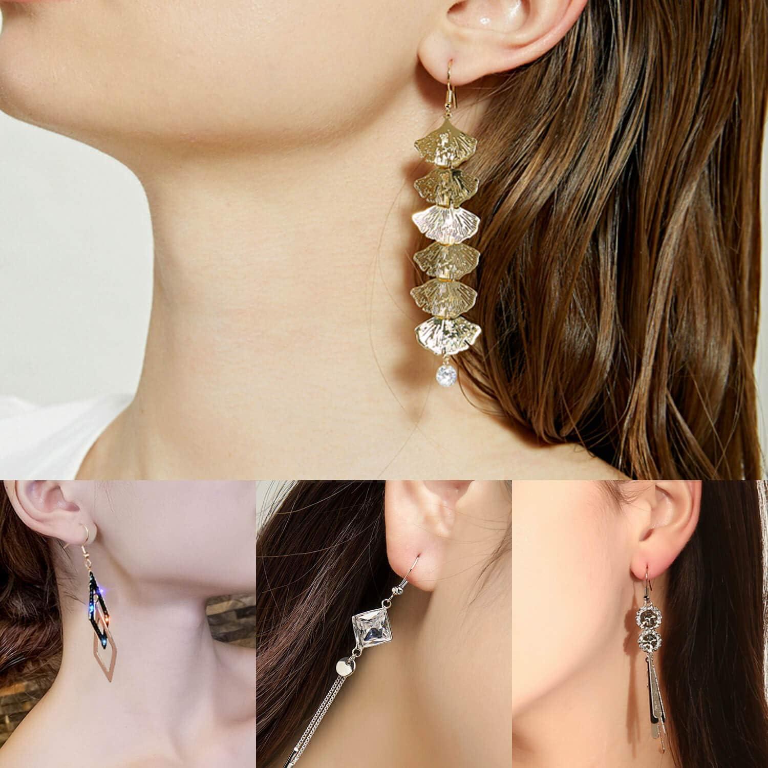 Kit de Fabricación de Pendientes Shynek 2500 Piezas con Ganchos y Anillos