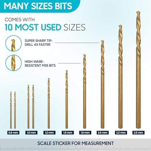 Juego de Brocas Manuales Craft911 HSS para Joyería y Modelismo