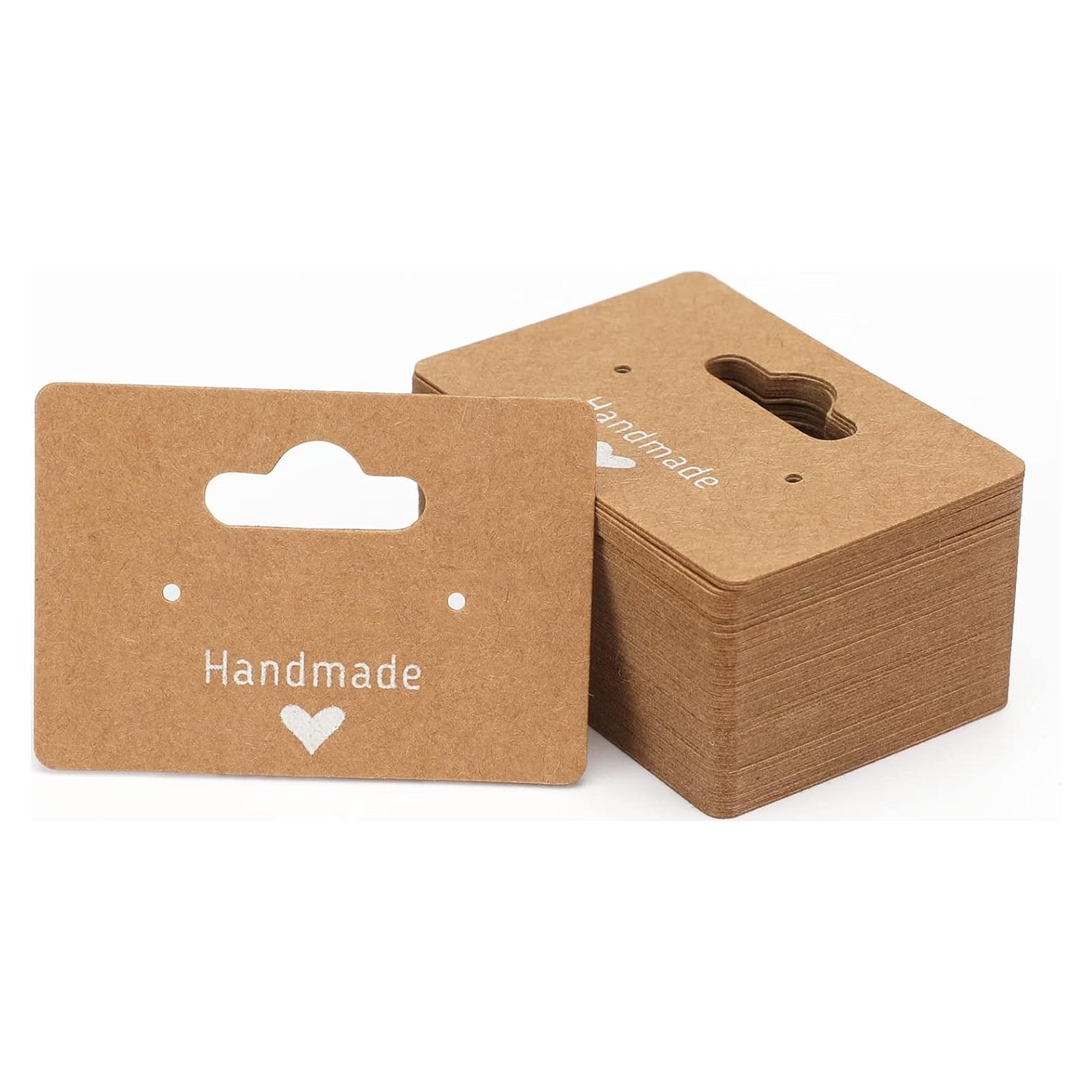 100 Tarjetas de Exhibición para Pendientes Joycraft 5x3.5cm