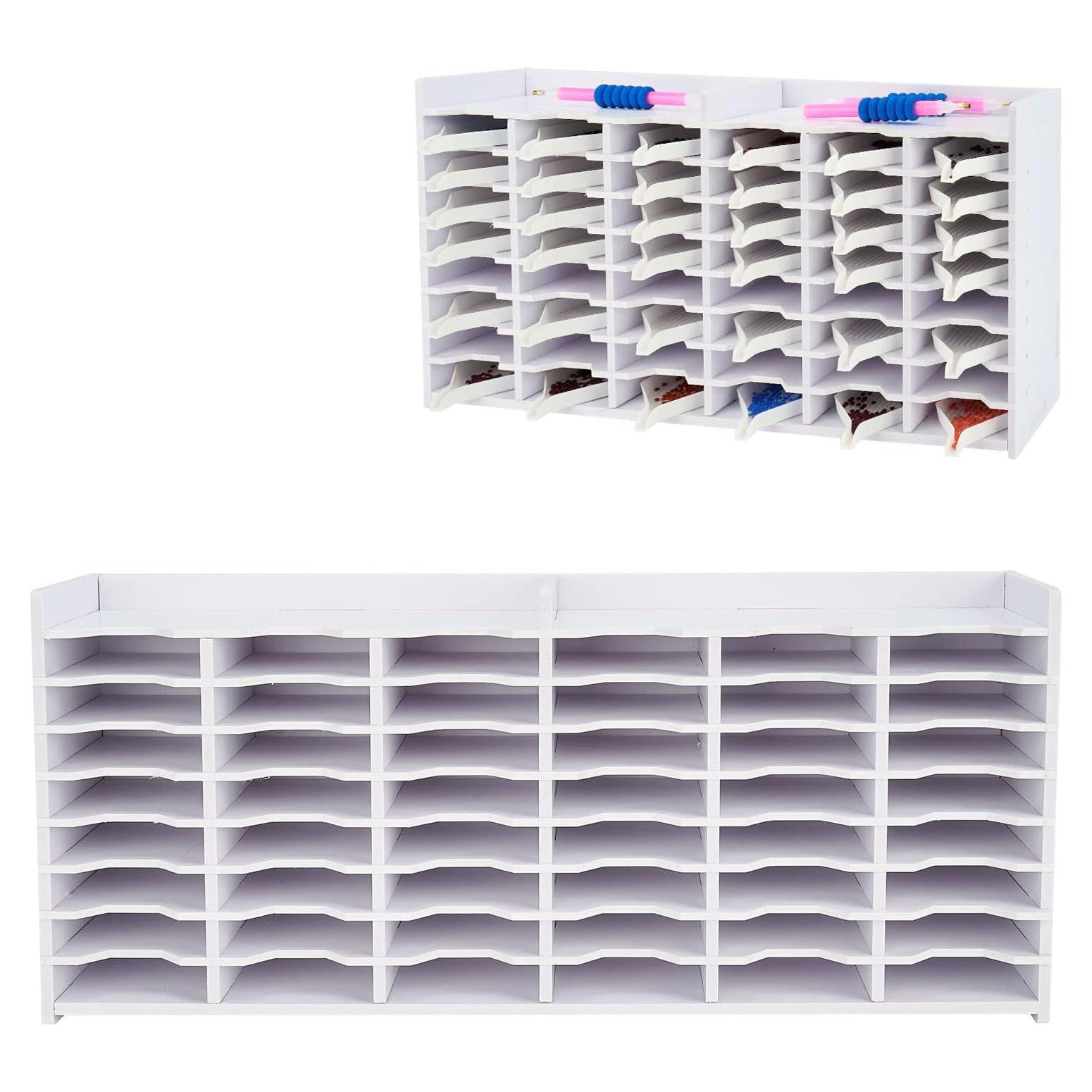 Soporte de Almacenamiento Krafetto para 48 Bandejas de Pintura