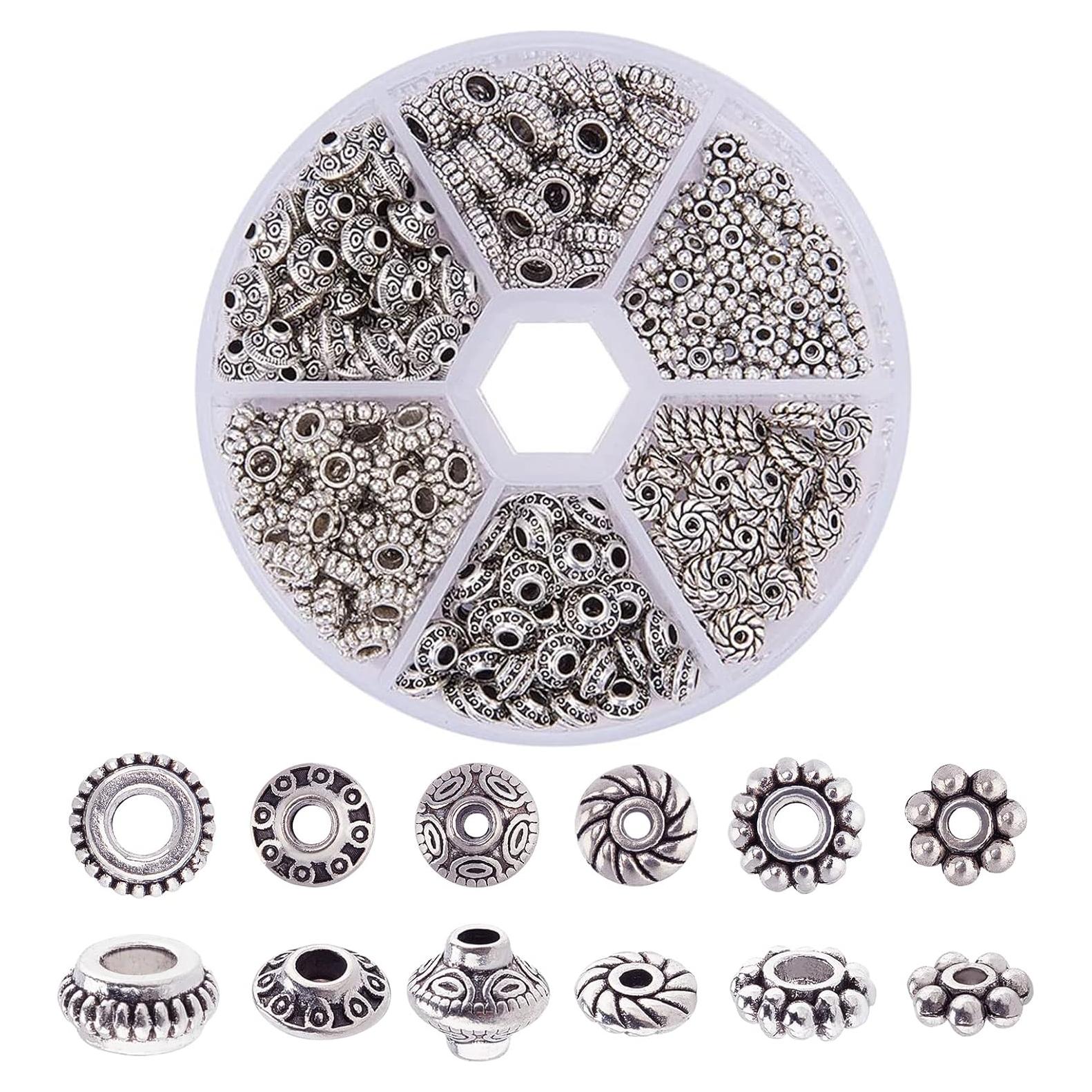 300 Piezas Espaciadores de Perlas Antiguas PH PandaHall