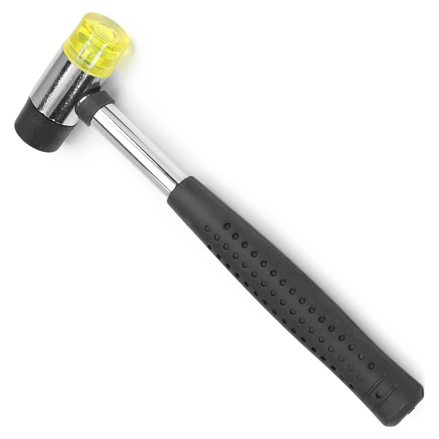 Martillo de Goma Doble Cabeza Utoolmart 240mm para Joyería