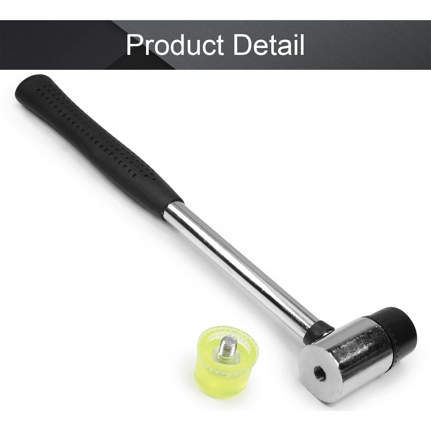 Martillo de Goma Doble Cabeza Utoolmart 240mm para Joyería