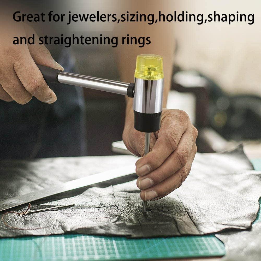 Martillo de Goma Doble Cabeza Utoolmart 240mm para Joyería