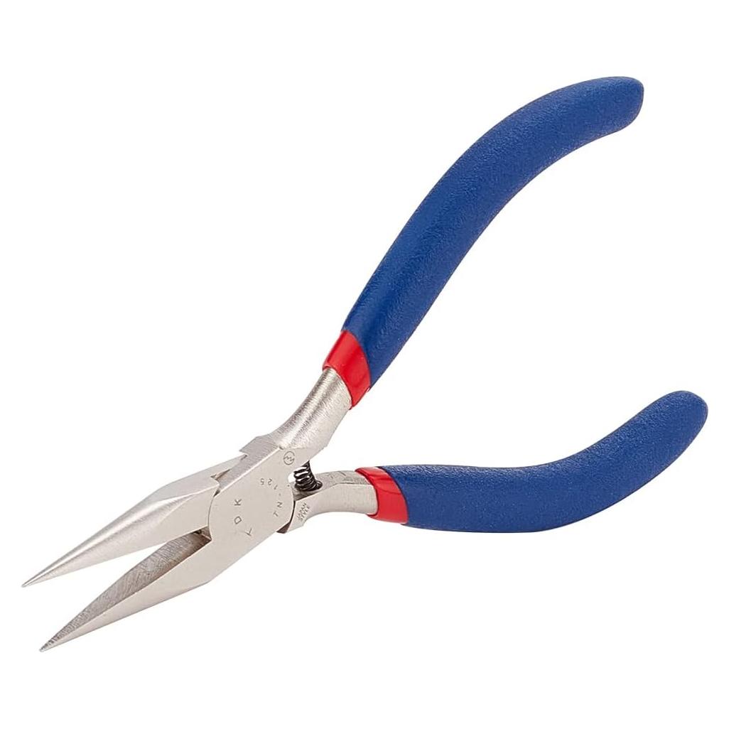 Alicates de Punta Plana PH PandaHall 130mm Acero Inoxidable Azul