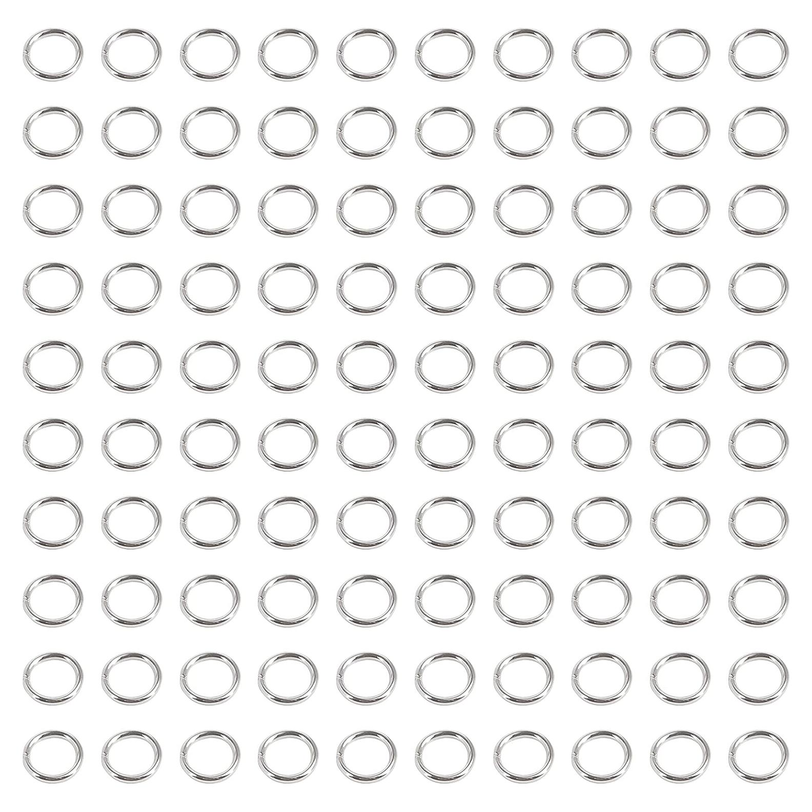 Anillas de Salto Uniclife 6 mm Plata Brillante 1000 Pcs