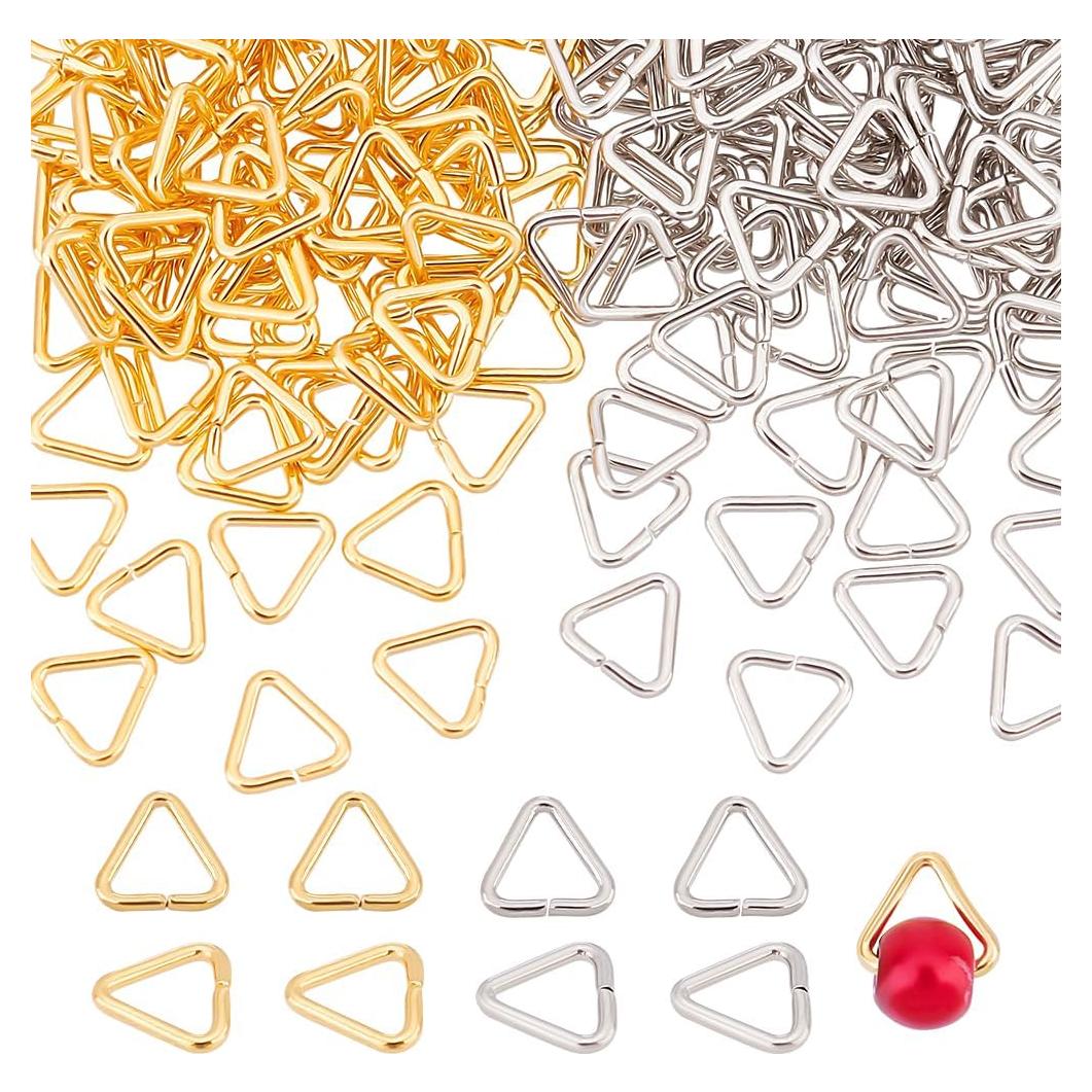 Anillos de Salto Abiertos PH PandaHall 120pcs 5mm Oro 18k