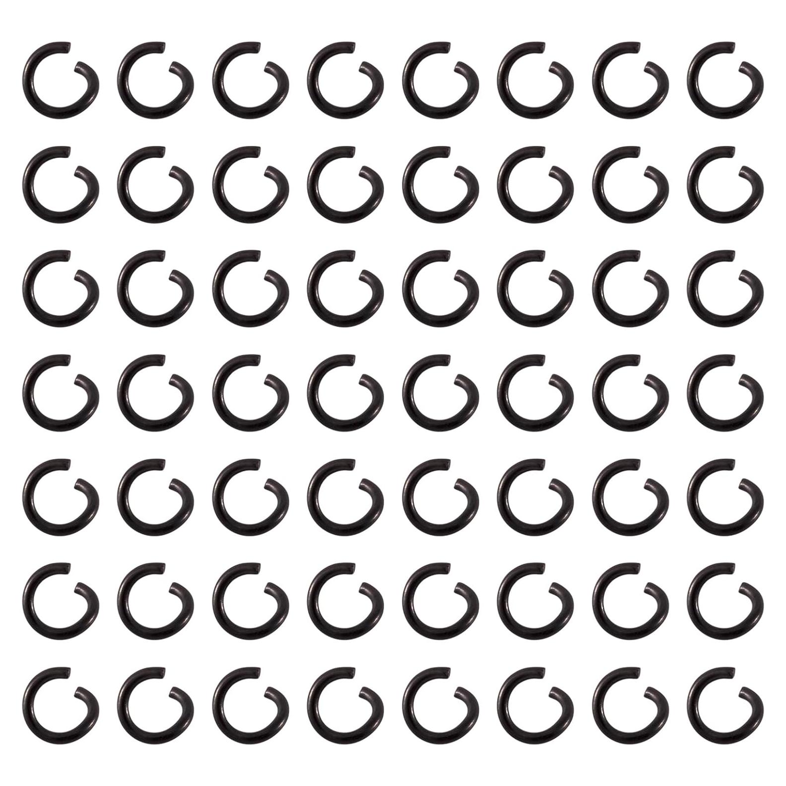 Conectores de Anillas Abiertas PH PandaHall 200 Pcs 6mm Acero Inoxidable