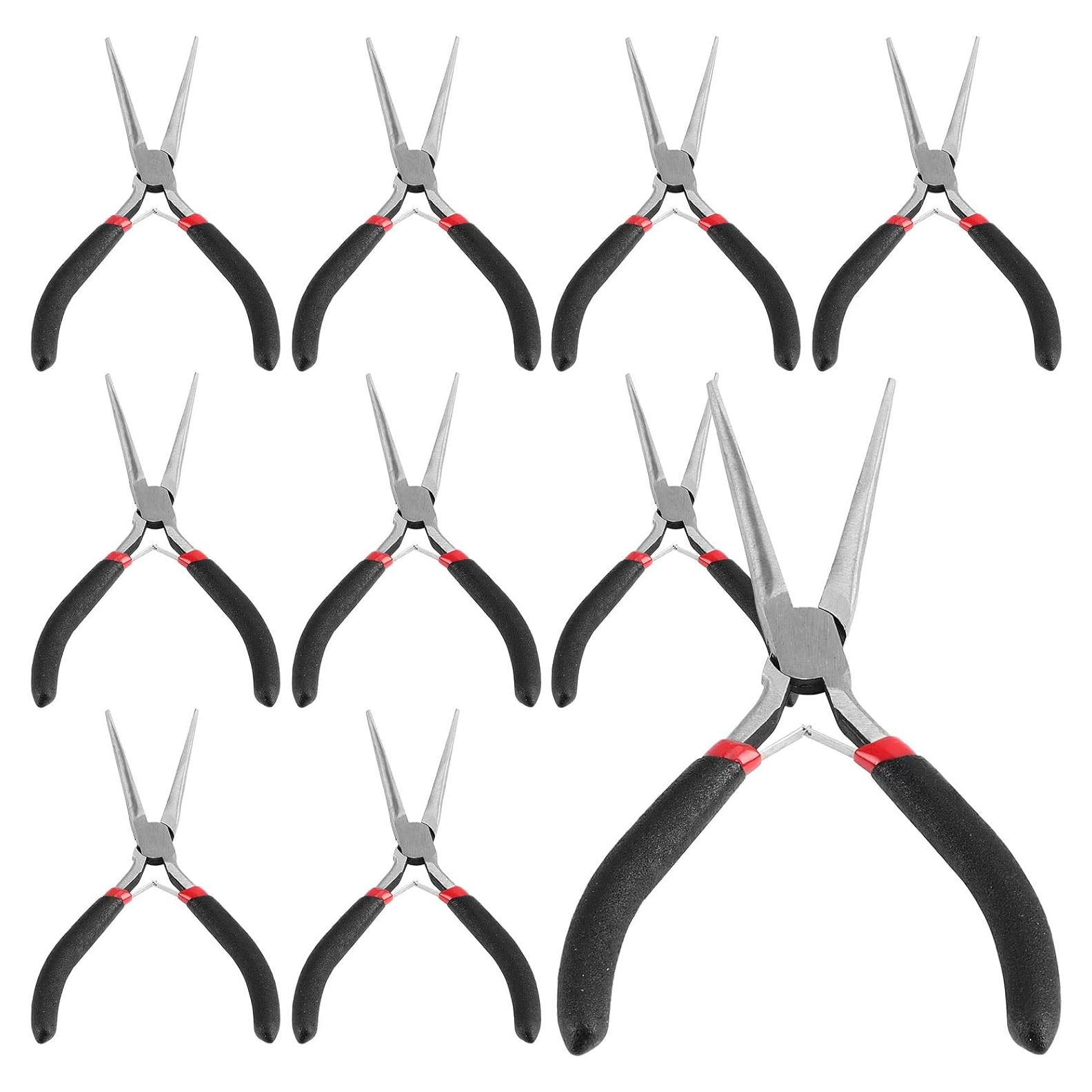 Juego de 10 Alicates de Punta Larga JOIKIT 15 cm Precisión