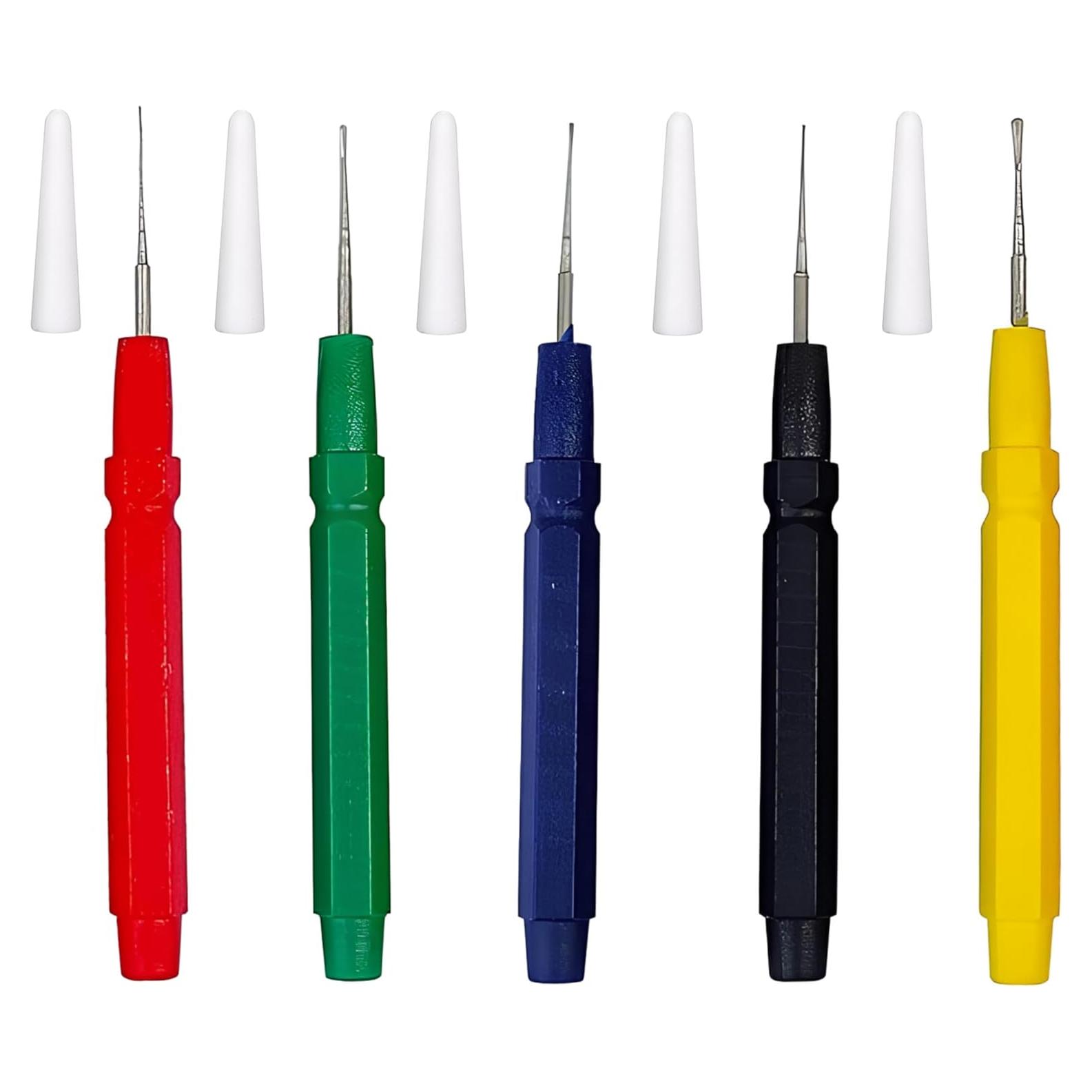 Juego de Agujas de Aceite Taurish - 5 Bolígrafos para Relojeros