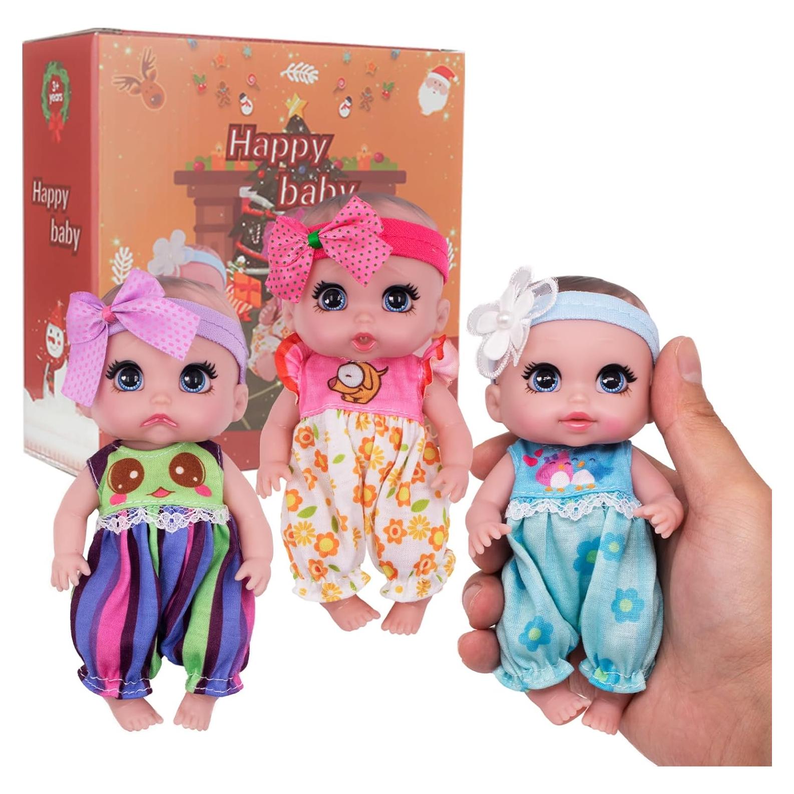 Muñeca Reborn de Vinilo Beem Jun 15 cm para Niñas