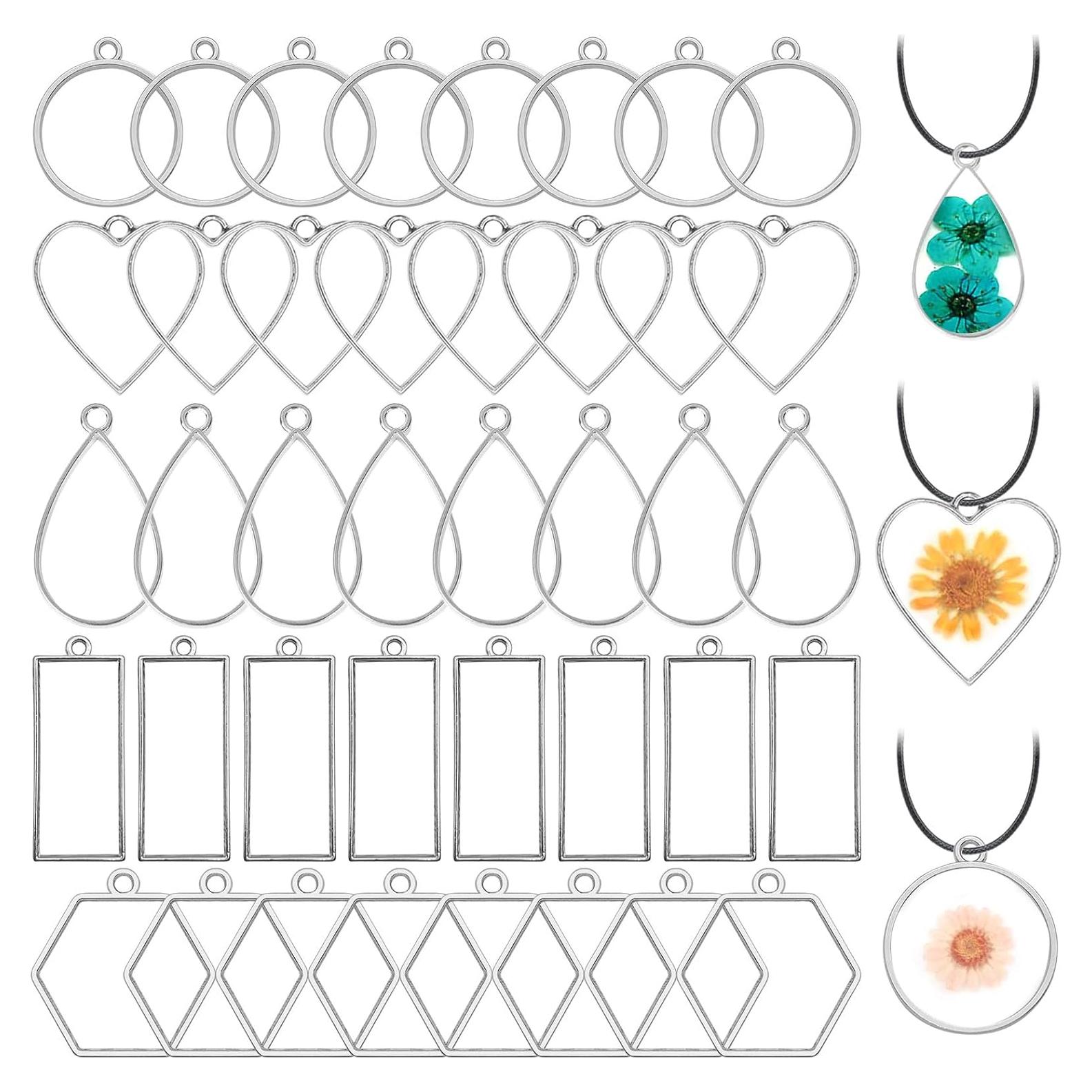 50 Abrazaderas Abiertas Oubaka para Manualidades DIY - 5 Estilos