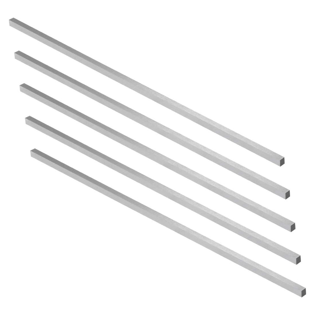Herramienta de Torneado HSS uxcell 4mm x 4mm x 200mm 5pcs