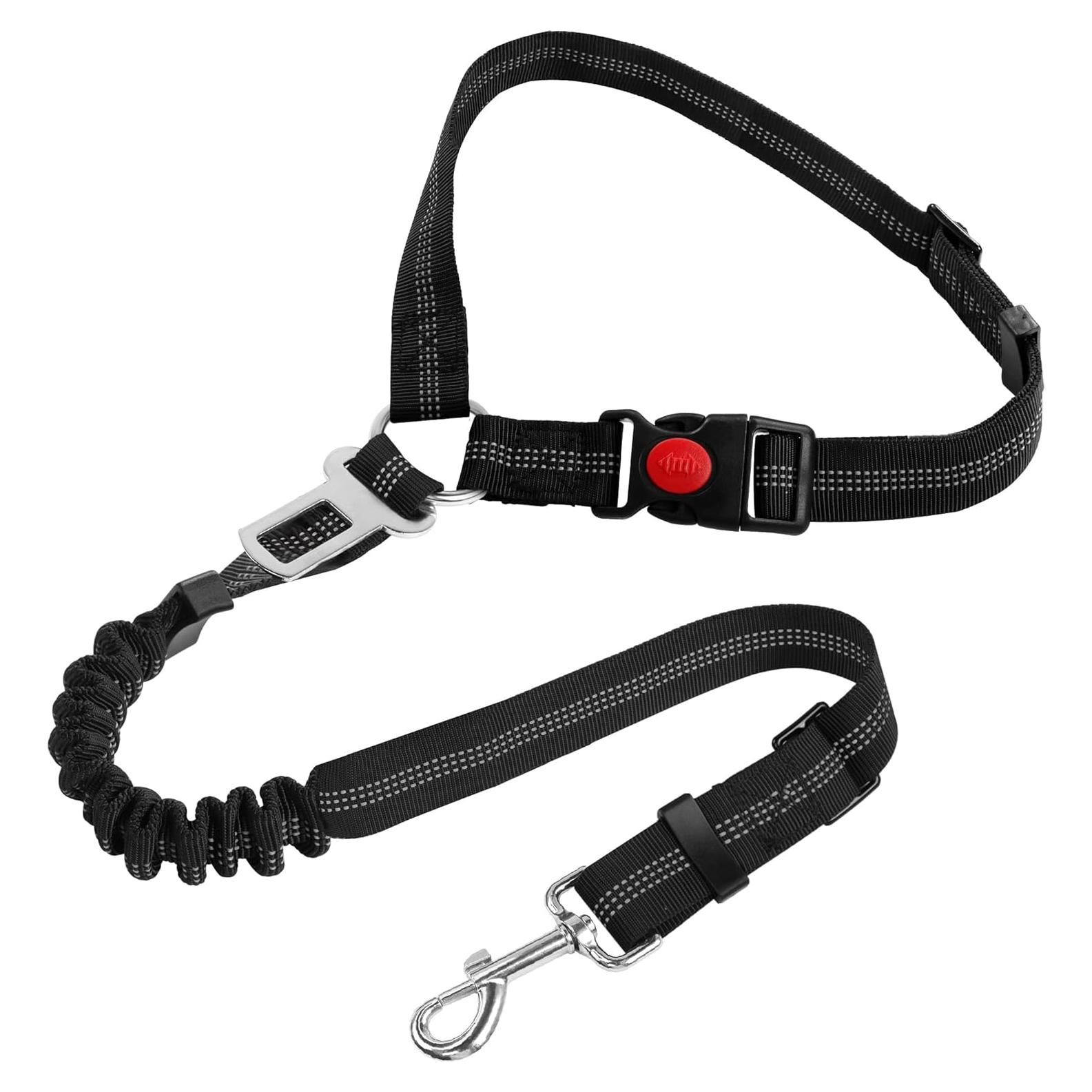 Cinturón de Seguridad para Perros Bubflkbg Ajustable 54-74 cm