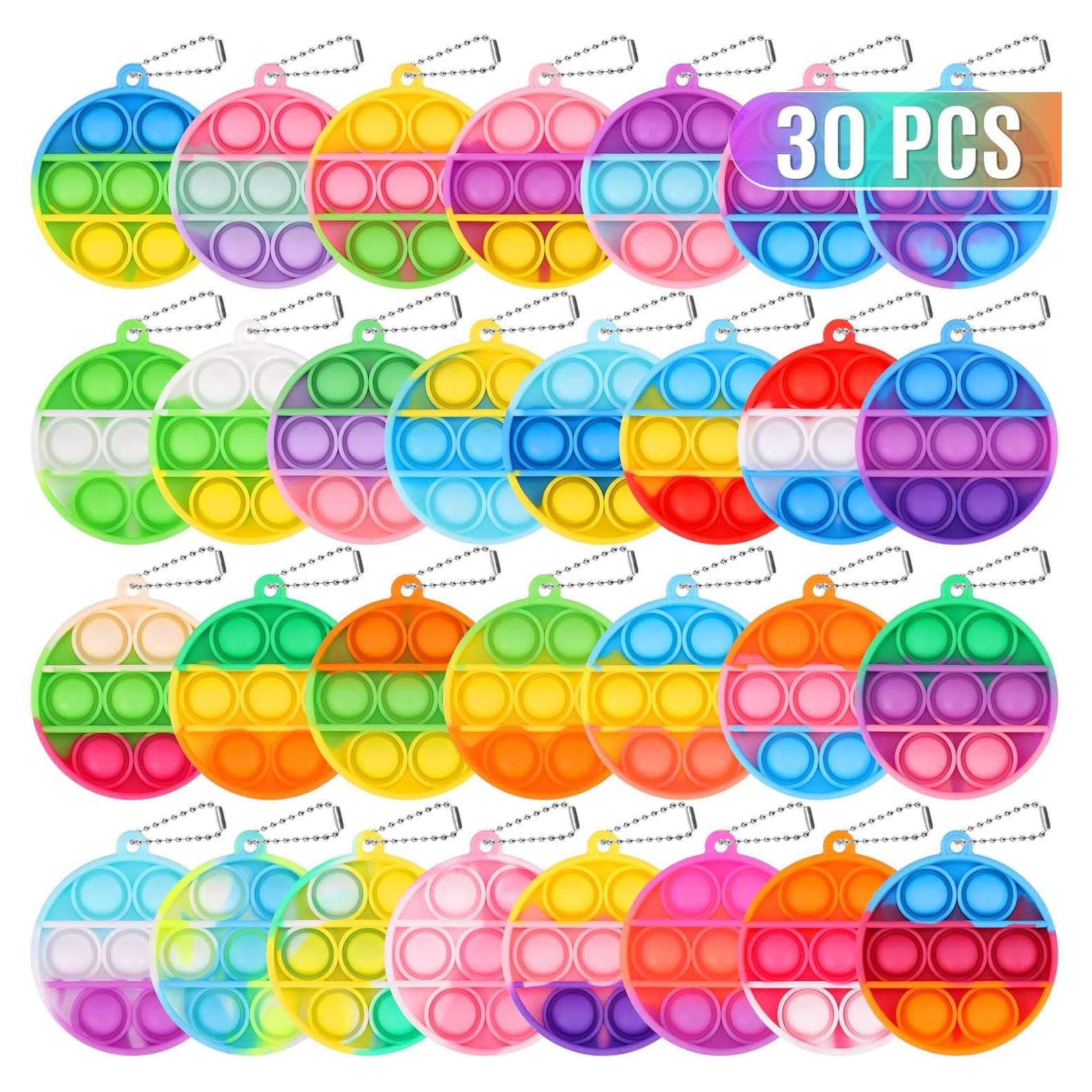 Llaveros Antiestrés Pop 30 Piezas PICcircuit para Niños