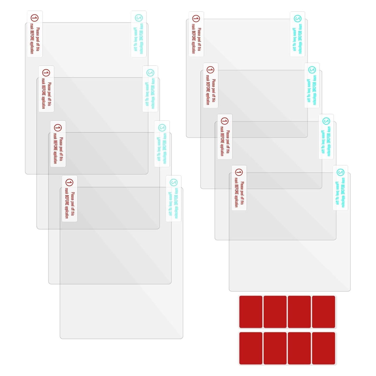 Kit 8 Etiquetas Electroestáticas MBAIYO para Parabrisas