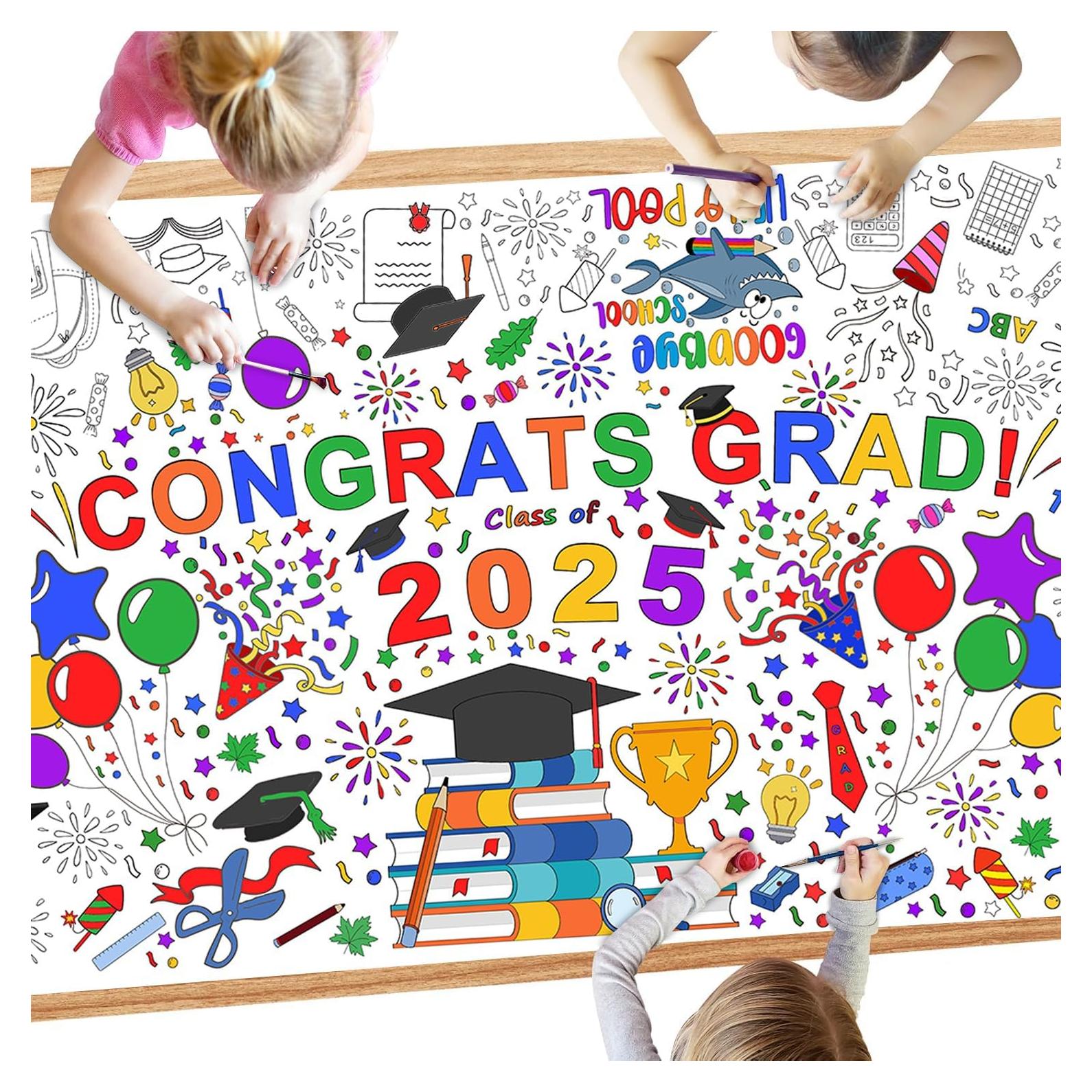 Mantel para Colorear de Graduación SPERINGEEN 182.88x88.9cm