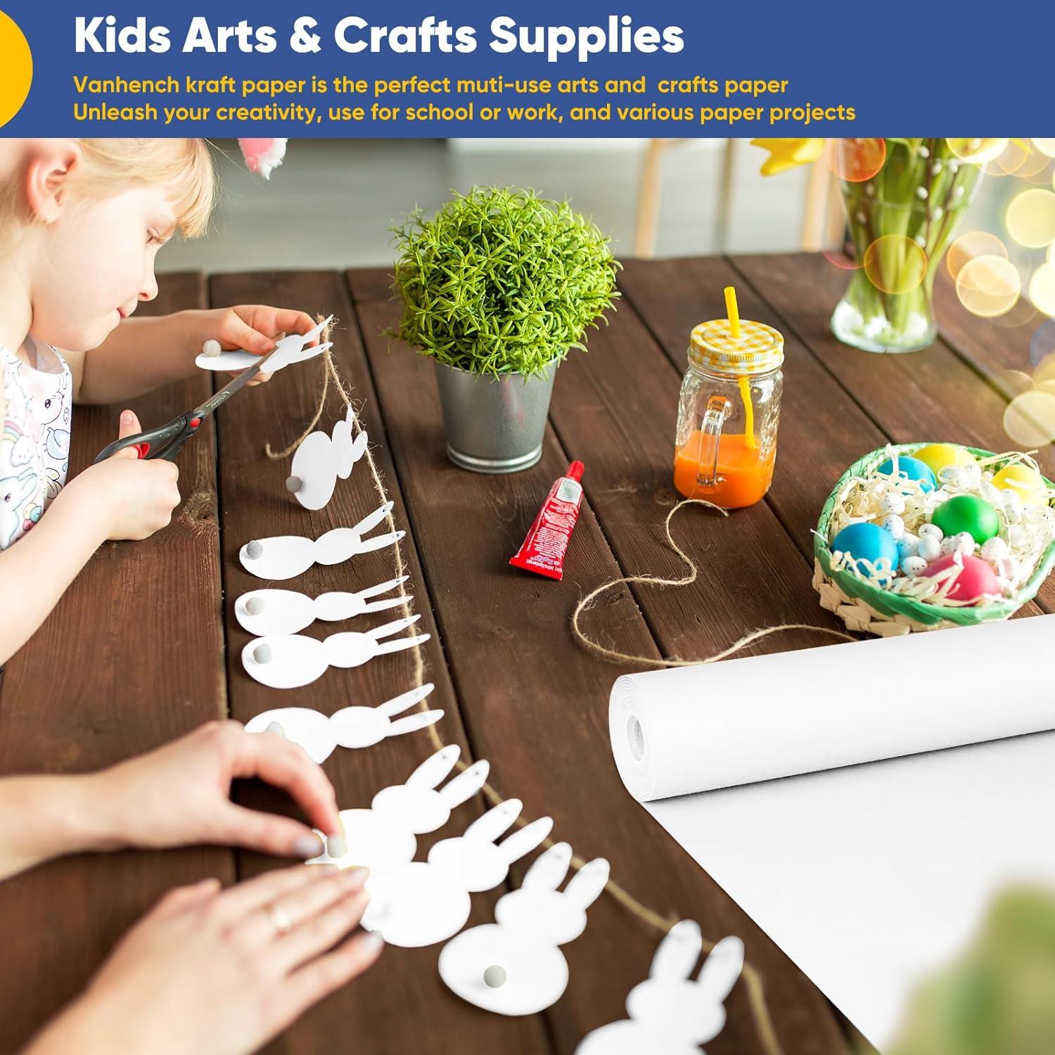 Papel de Envolver Blanco Vanhench 44.5x365.76m 80GSM