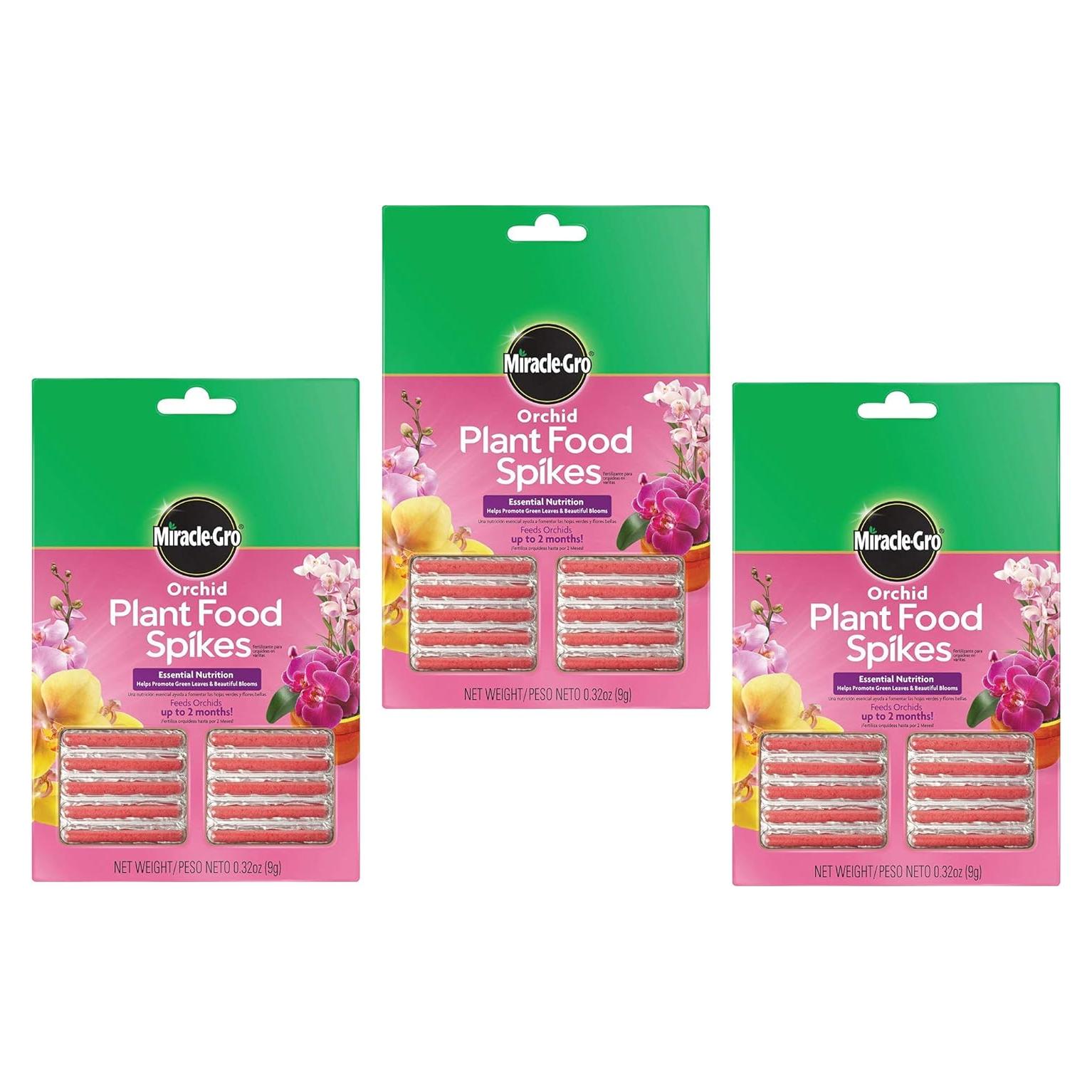Alimento para Orquídeas Miracle-Gro en Picos 3 Unidades