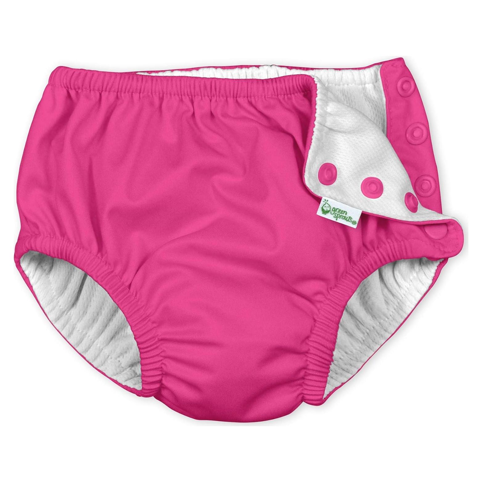 Pañal de Baño Reutilizable i play Rosa Fucsia 12 meses