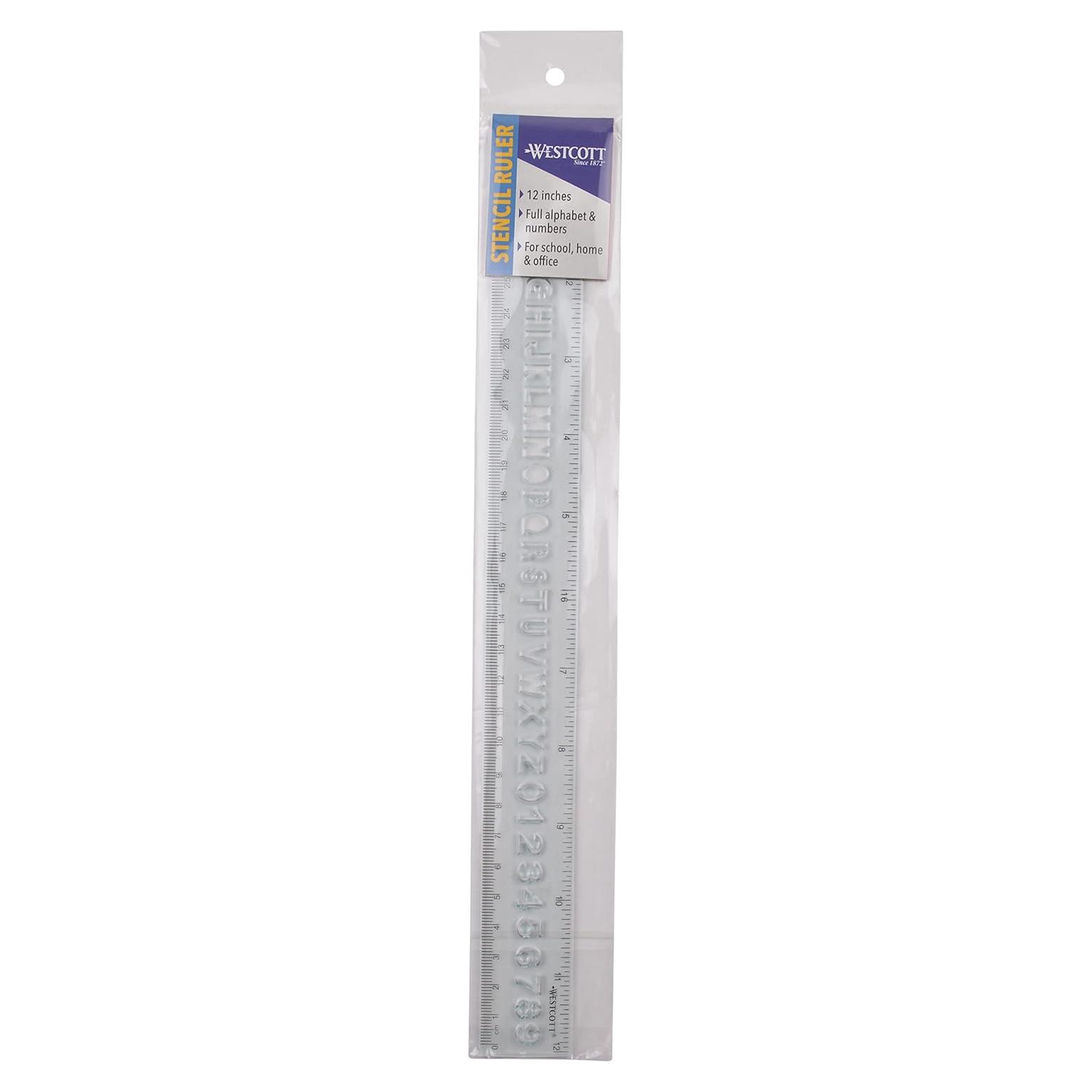 Westcott 12" Flexible Stencil Ruler (17351)