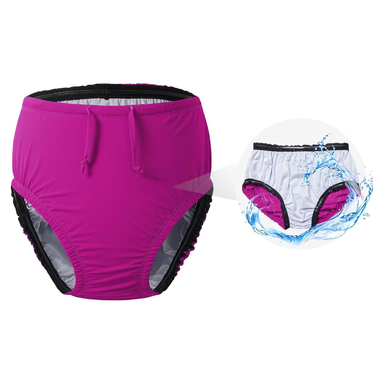 Pañal de Natación Reutilizable Codida Rosa 10-12T para Niños