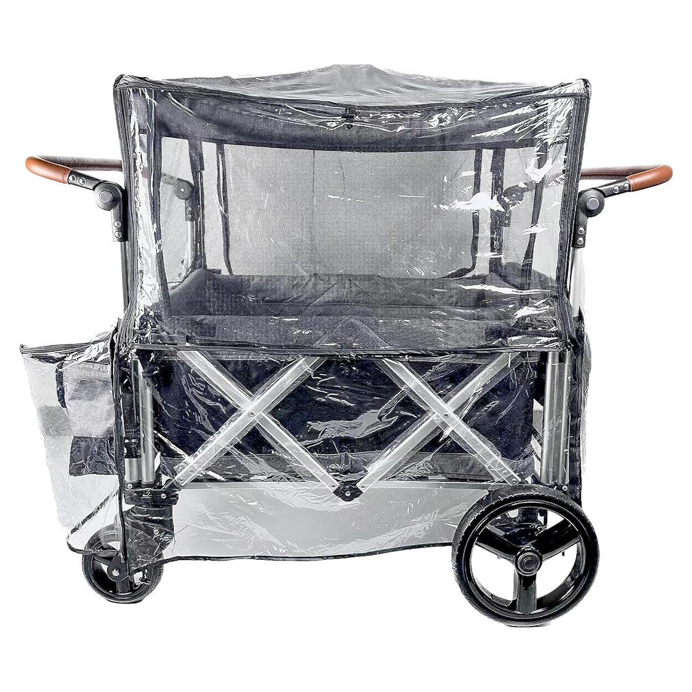 Cubierta de Lluvia Grande para Cochecito 2 en 1 con Ventana