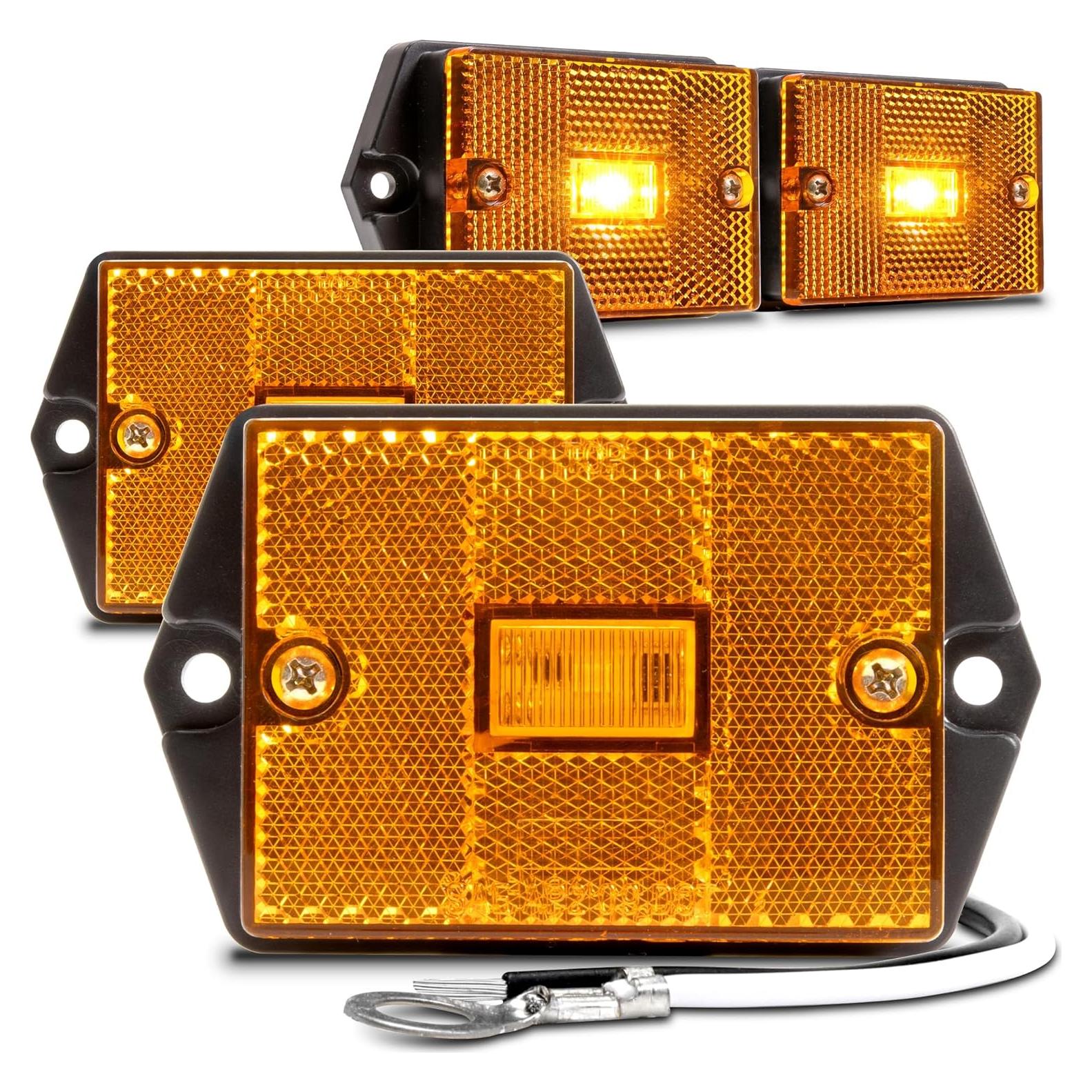 Luz de Marcador Lateral LED Ámbar TRUE MODS 4 Piezas IP67