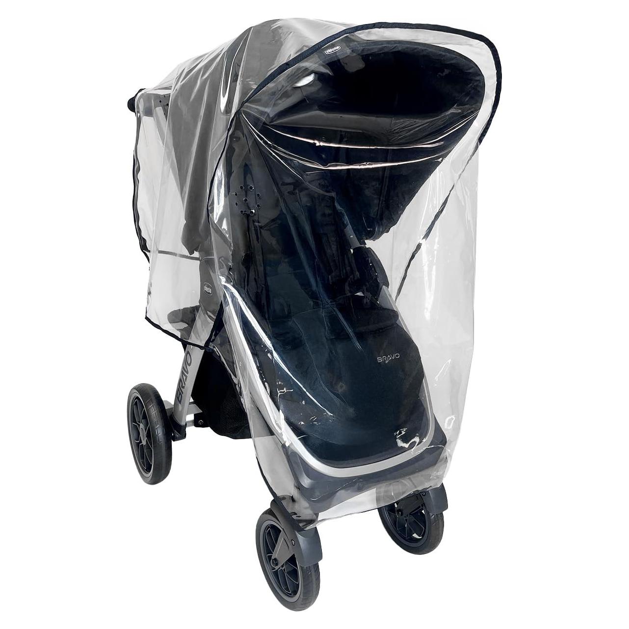 Cubierta de Lluvia SASHA para Chicco Bravo Trio y Primo - Transparente