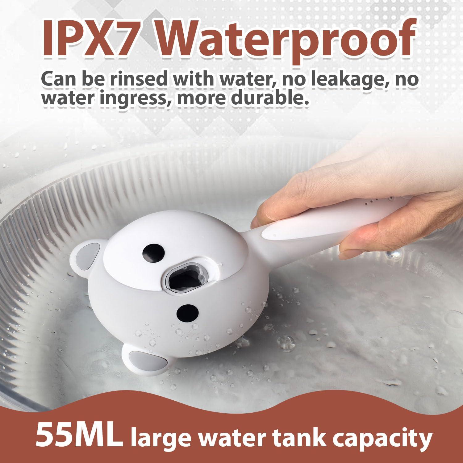 Cepillo de Vapor POIIOPY para Gatos y Perros 4 en 1 Impermeable