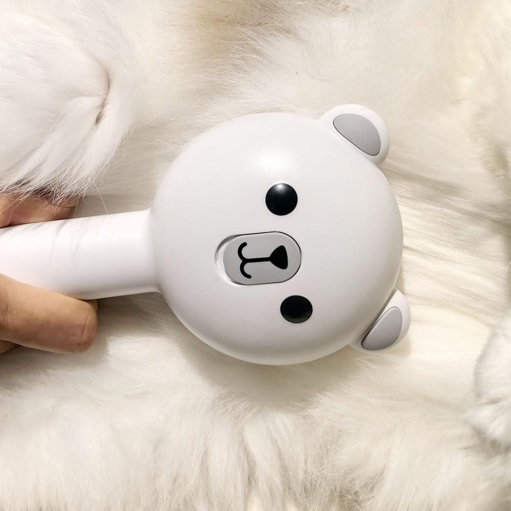 Cepillo de Vapor POIIOPY para Gatos y Perros 4 en 1 Impermeable