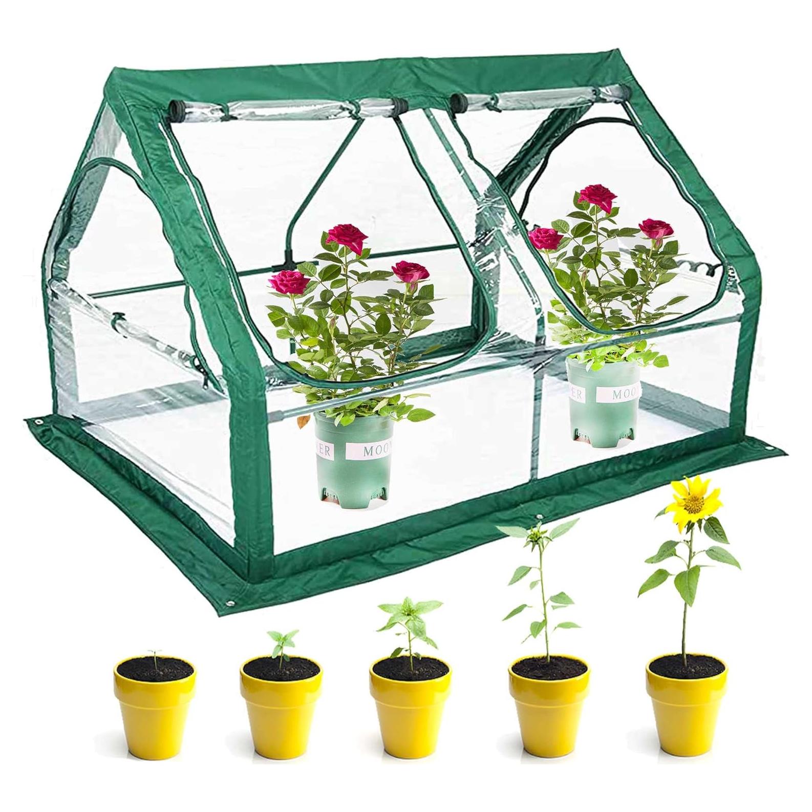 Invernadero Portátil Breda DB-1 125x95x95cm PVC para Jardín