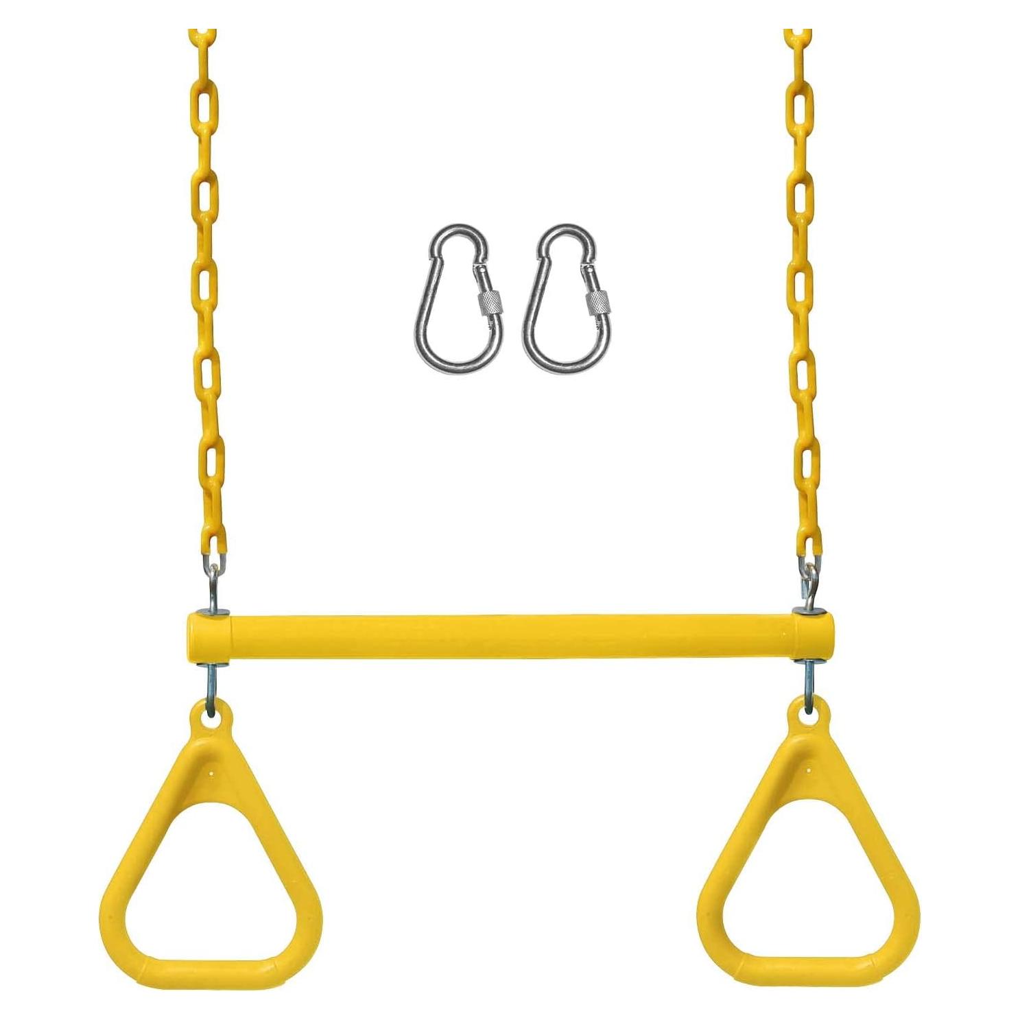 Barra de Trapecio Amarilla Juegos de Gimnasio de Selva Reino - 45.72 cm