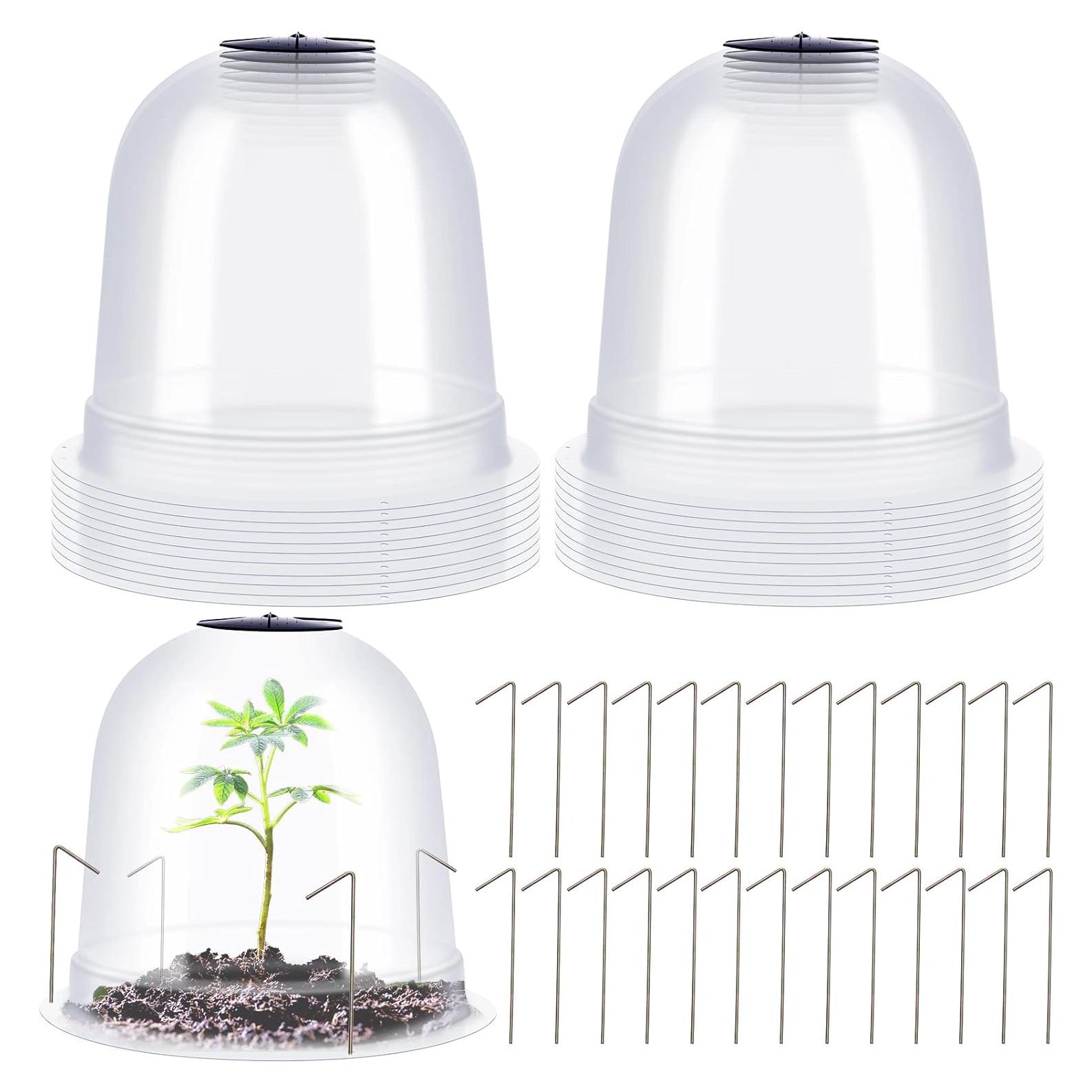 Juego de 20 Domos de Protección para Plantas Zopeal 19.5cm