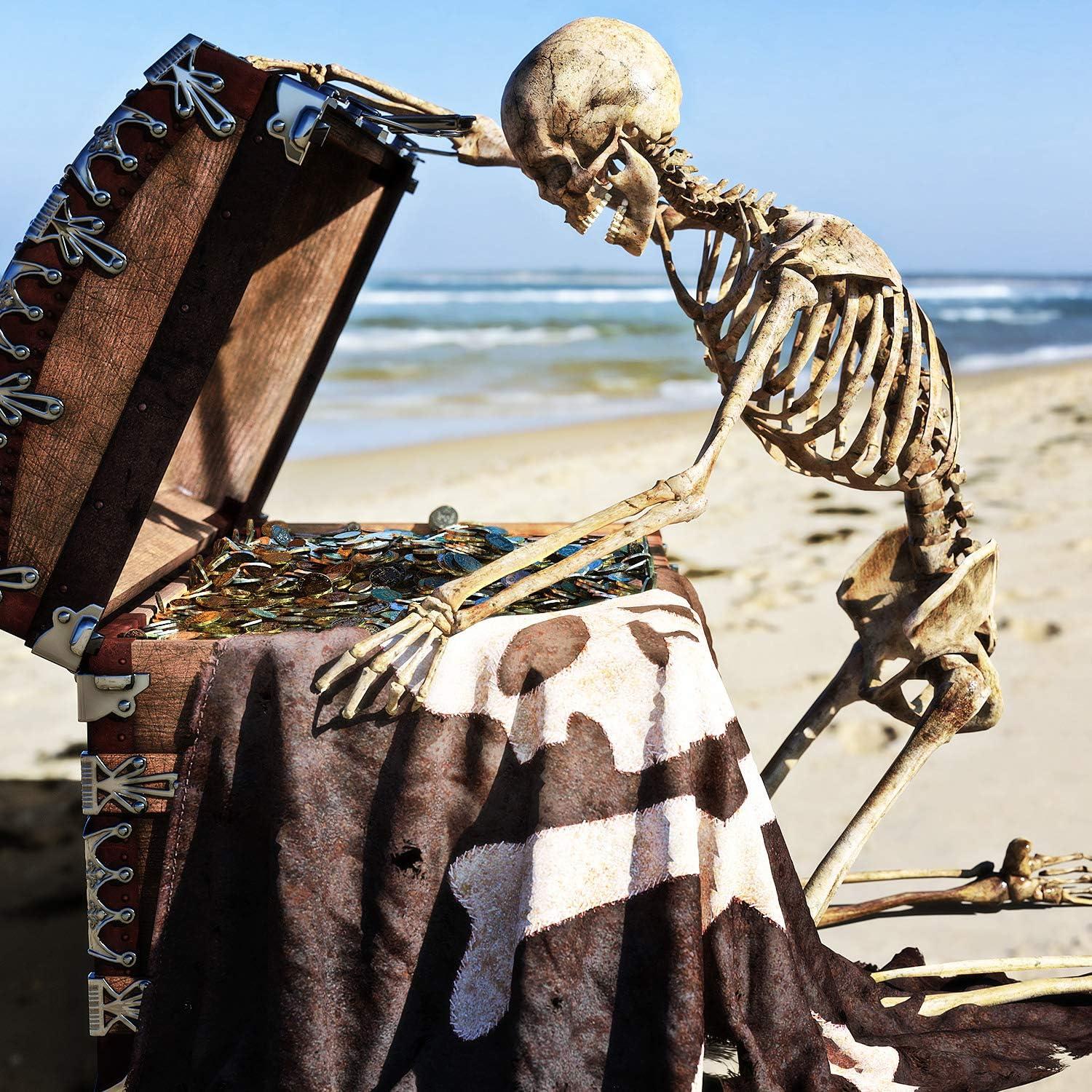 Monedas de Pirata de Metal Hicarer - 35 Piezas Decorativas