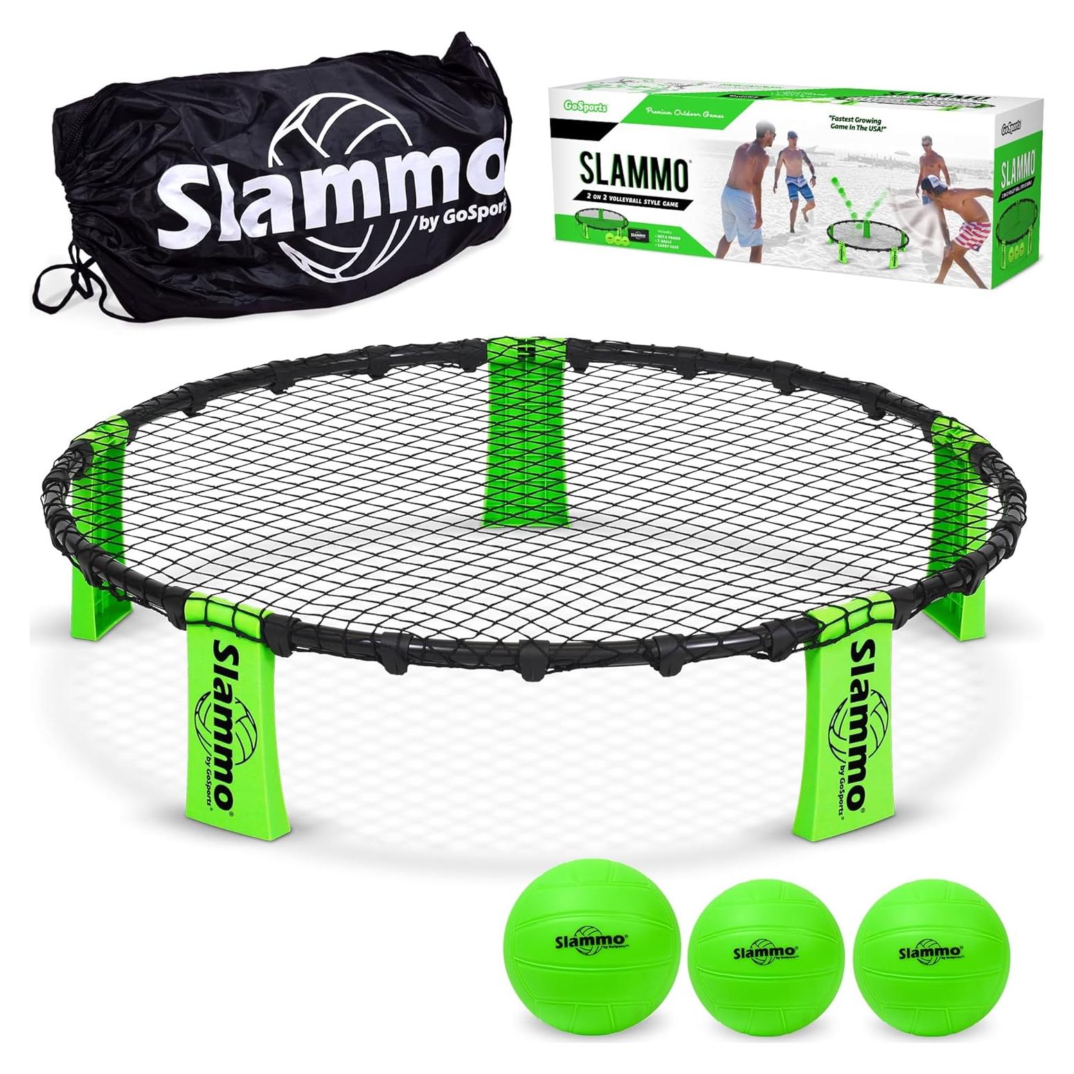 Juego Slammo GoSports - Roundnet con 3 pelotas y estuche