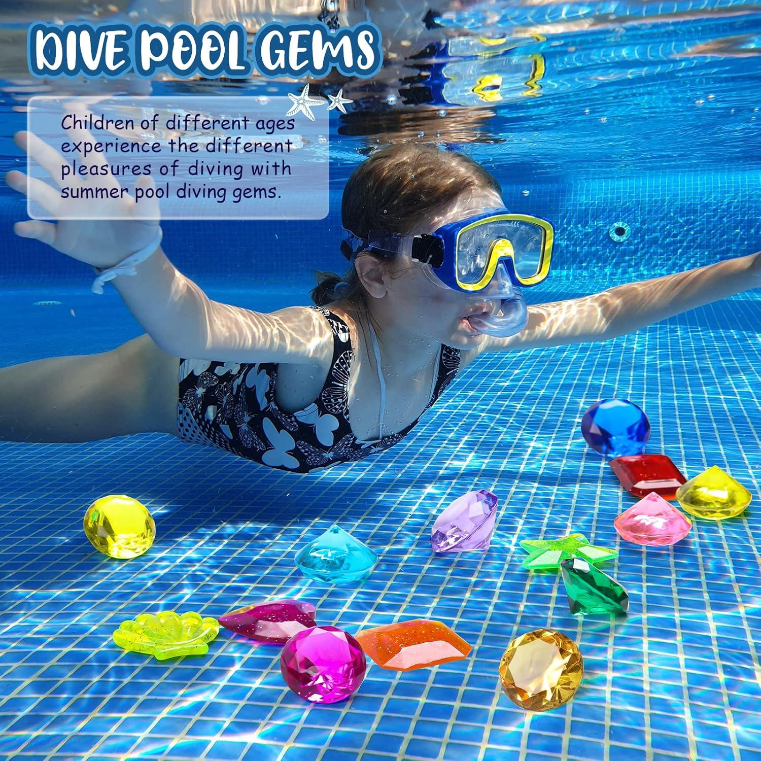 Juguetes de Buceo DISHIO 16PCS con Cofre de Tesoro