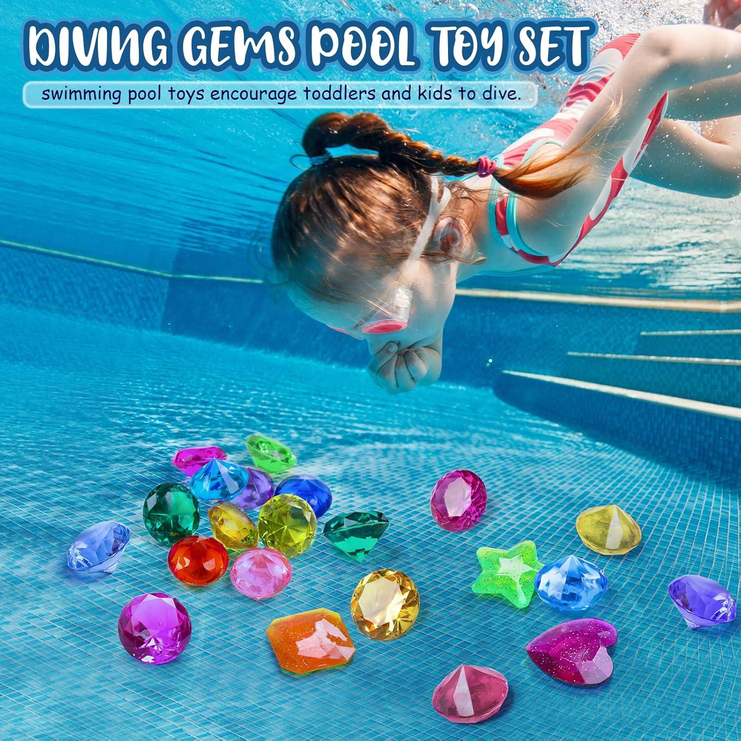 Juguetes de Buceo DISHIO 16PCS con Cofre de Tesoro