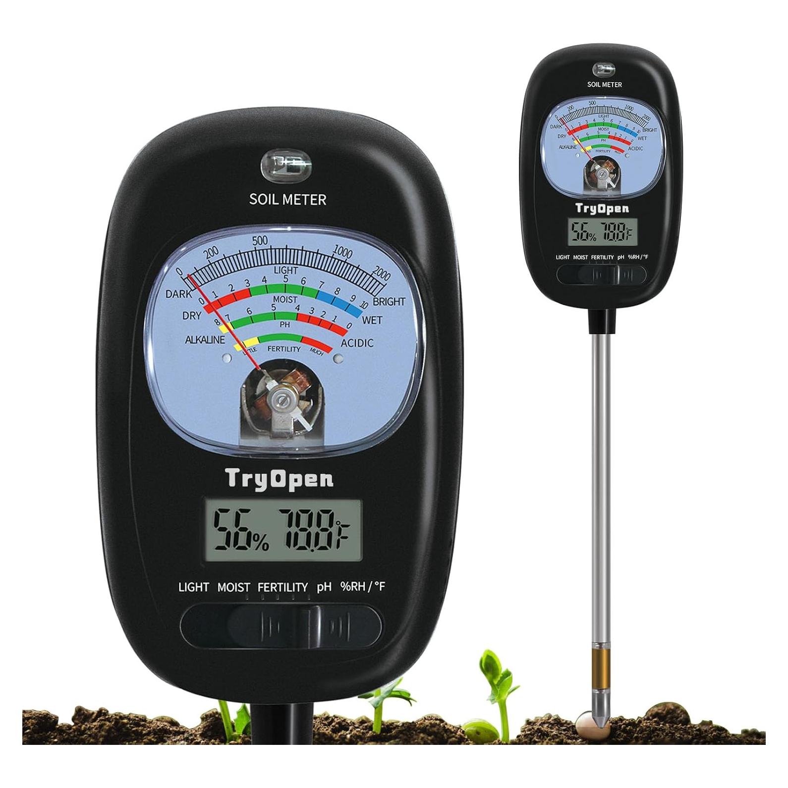 Kit de Prueba de Suelo 7-en-1 TryOpen con Pantalla LCD