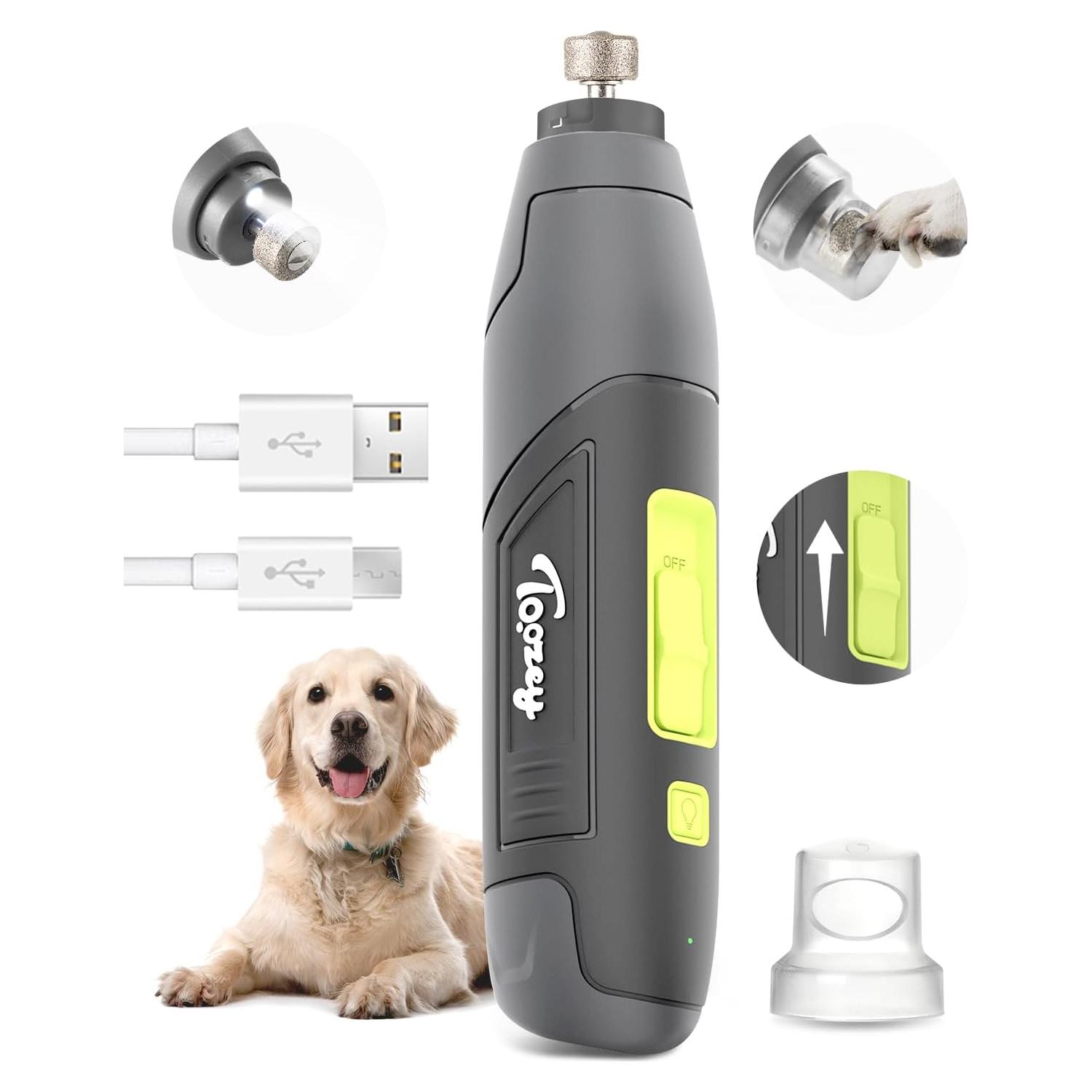 Cortador de Uñas Eléctrico Toozey MJQ002 para Perros