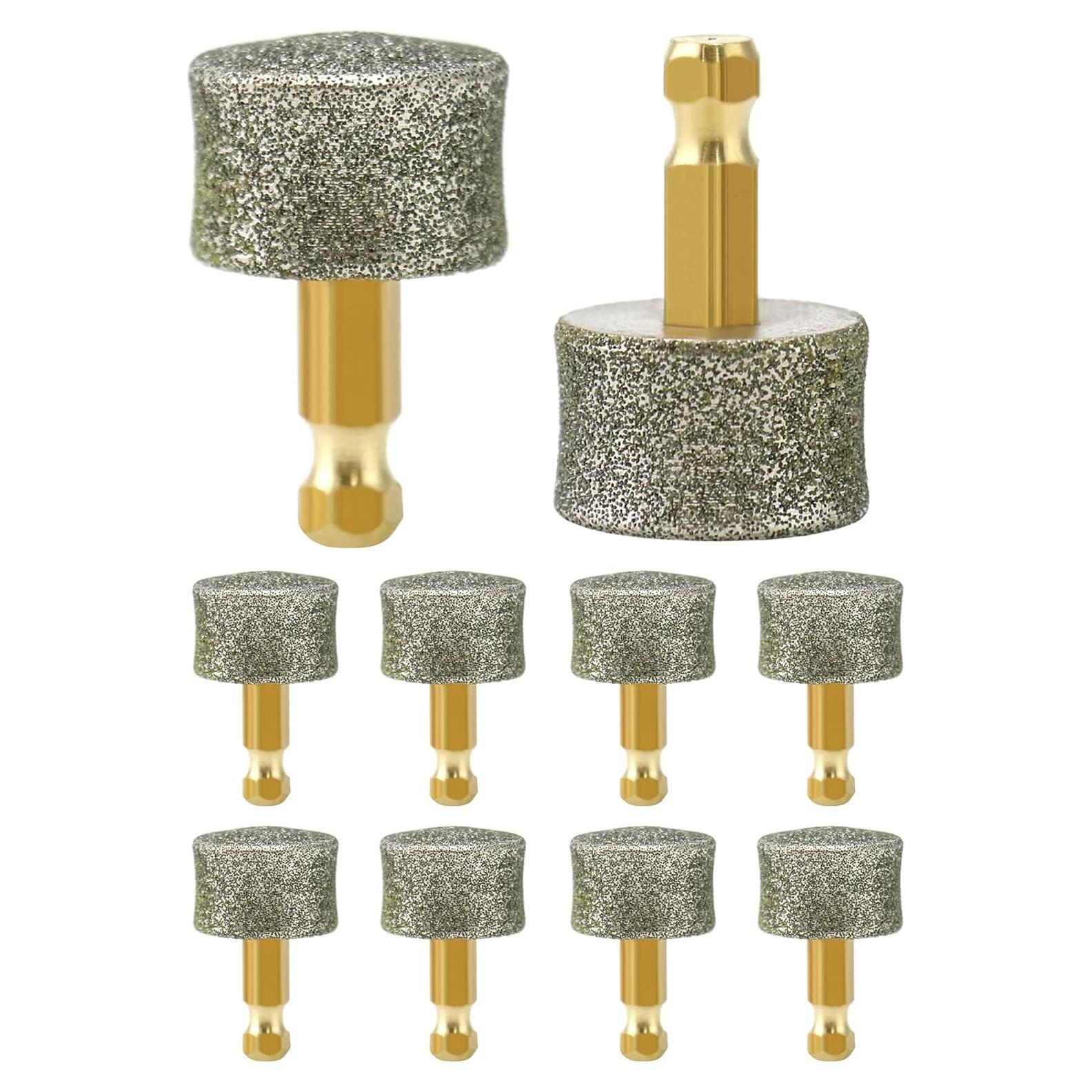 Cabezal de Repuesto para Amoladora de Uñas QWORK - 10 Piezas Diamante