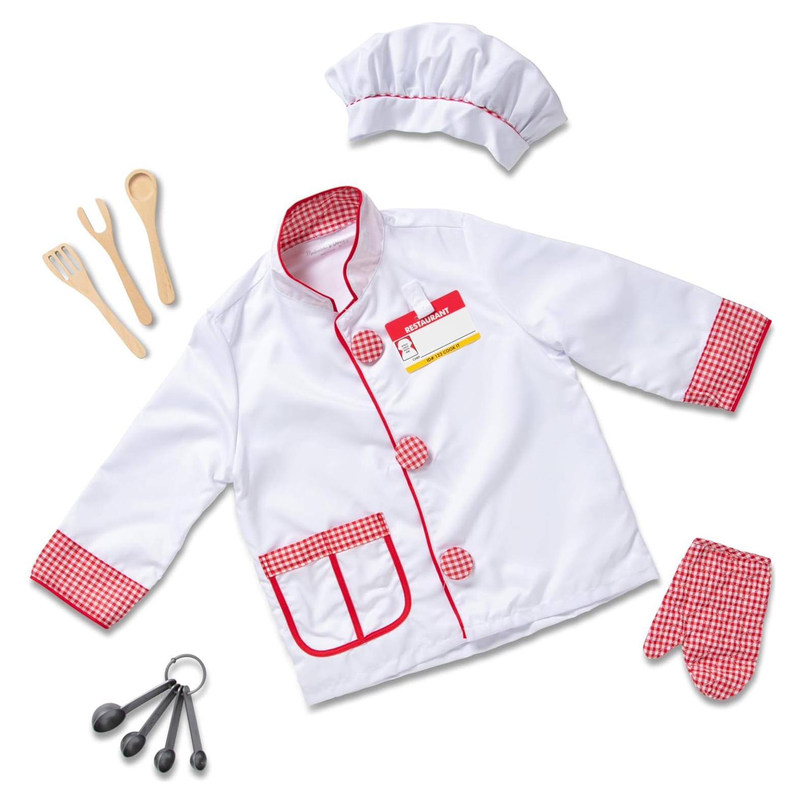 Disfraz de Chef Melissa & Doug con Accesorios Realistas 3-6 Años