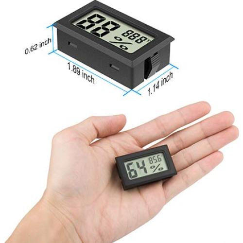 Mini Higrómetro Digital AikTryee 2PCS Temperatura y Humedad