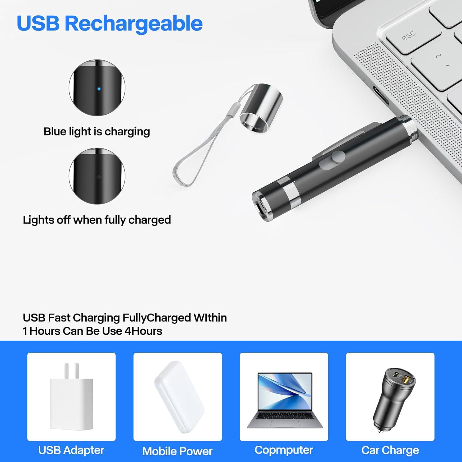 Juguete Interactivo para Gatos Waputne, Recargable USB, 5 Patrones