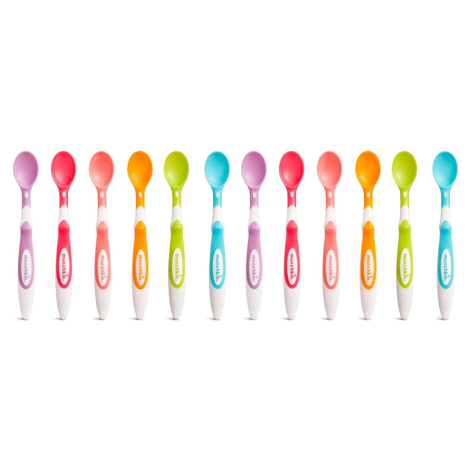 Cucharas para Bebé Munchkin Soft Tip, Paquete de 12 Sin BPA