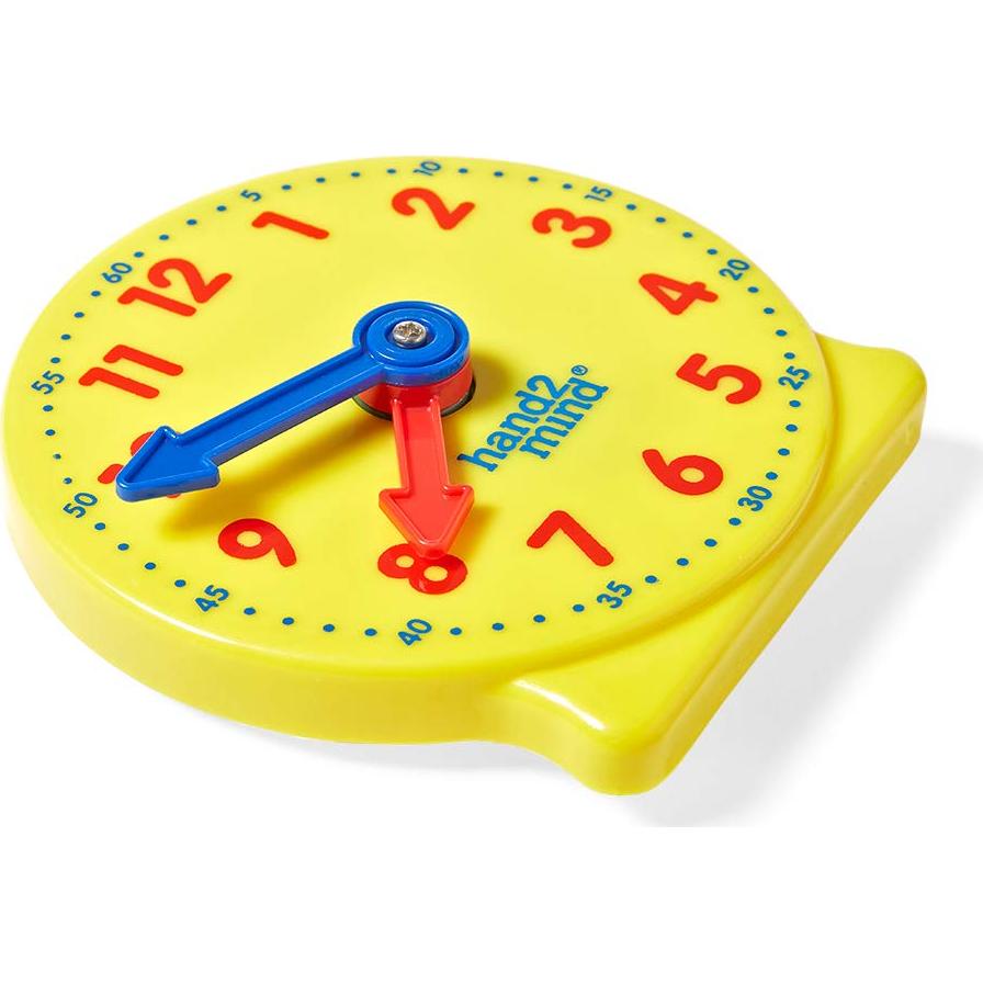 Reloj de Aprendizaje para Niños hand2mind - Amarillo 10.16 cm