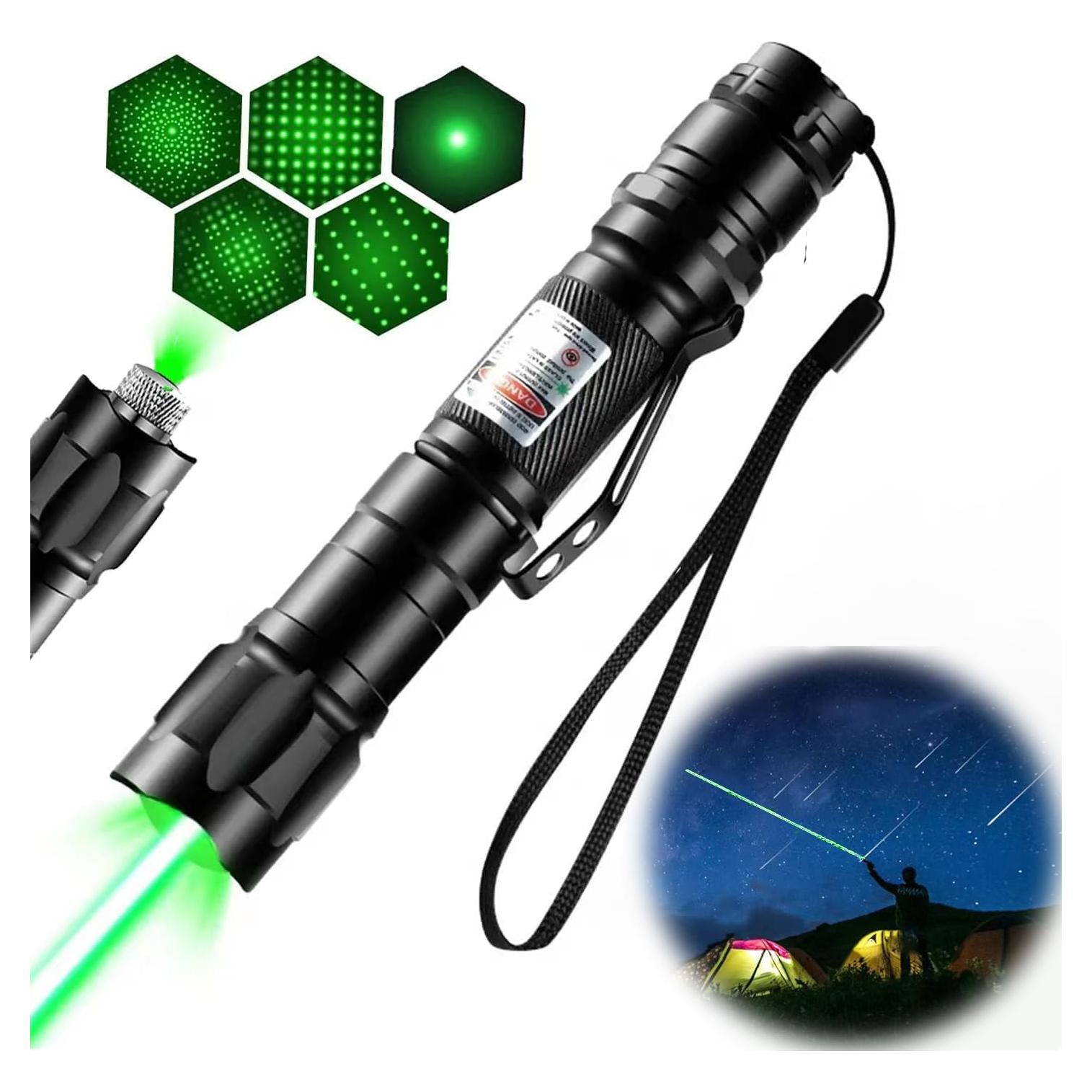 Puntero Láser Verde IVVTRYI 9127 Recargable Táctico 220g