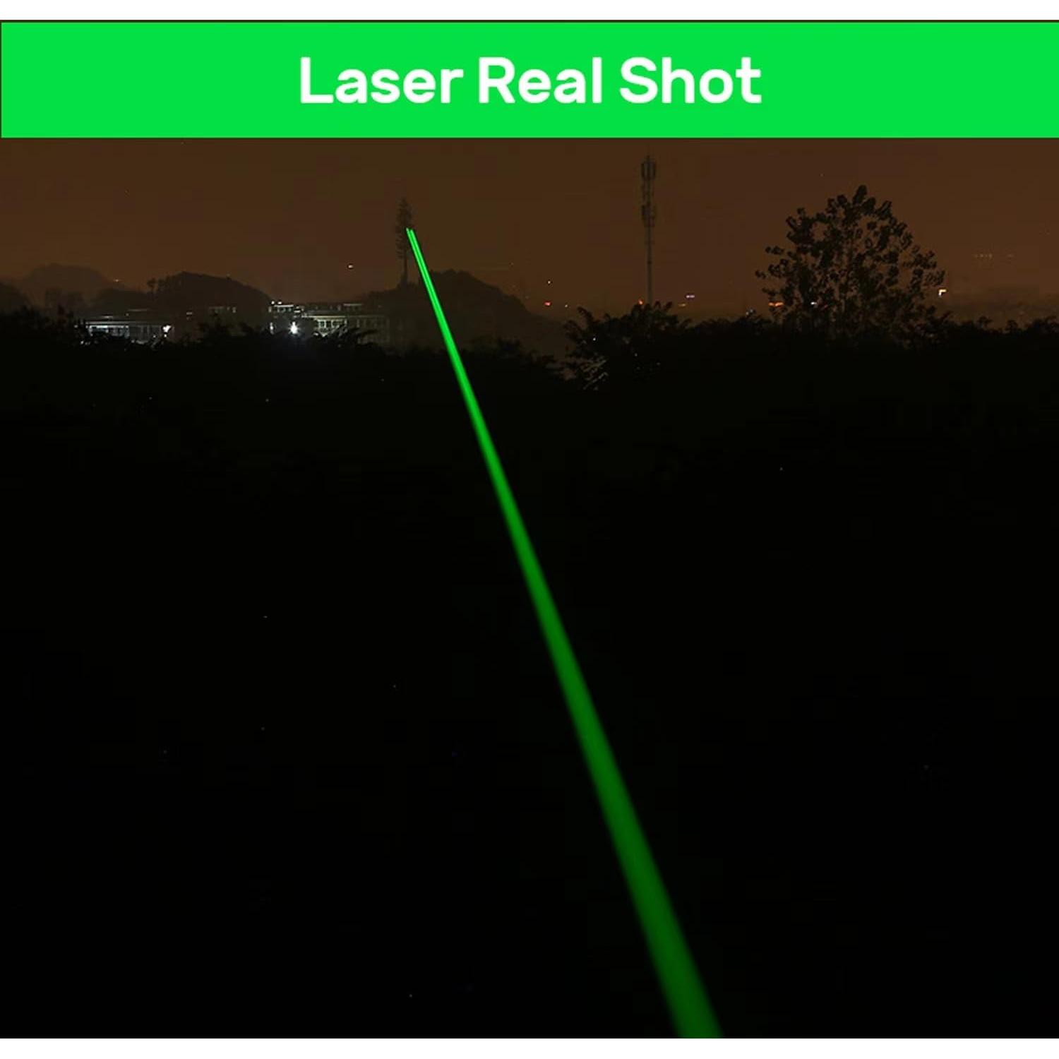 Puntero Láser Verde IVVTRYI 9127 Recargable Táctico 220g